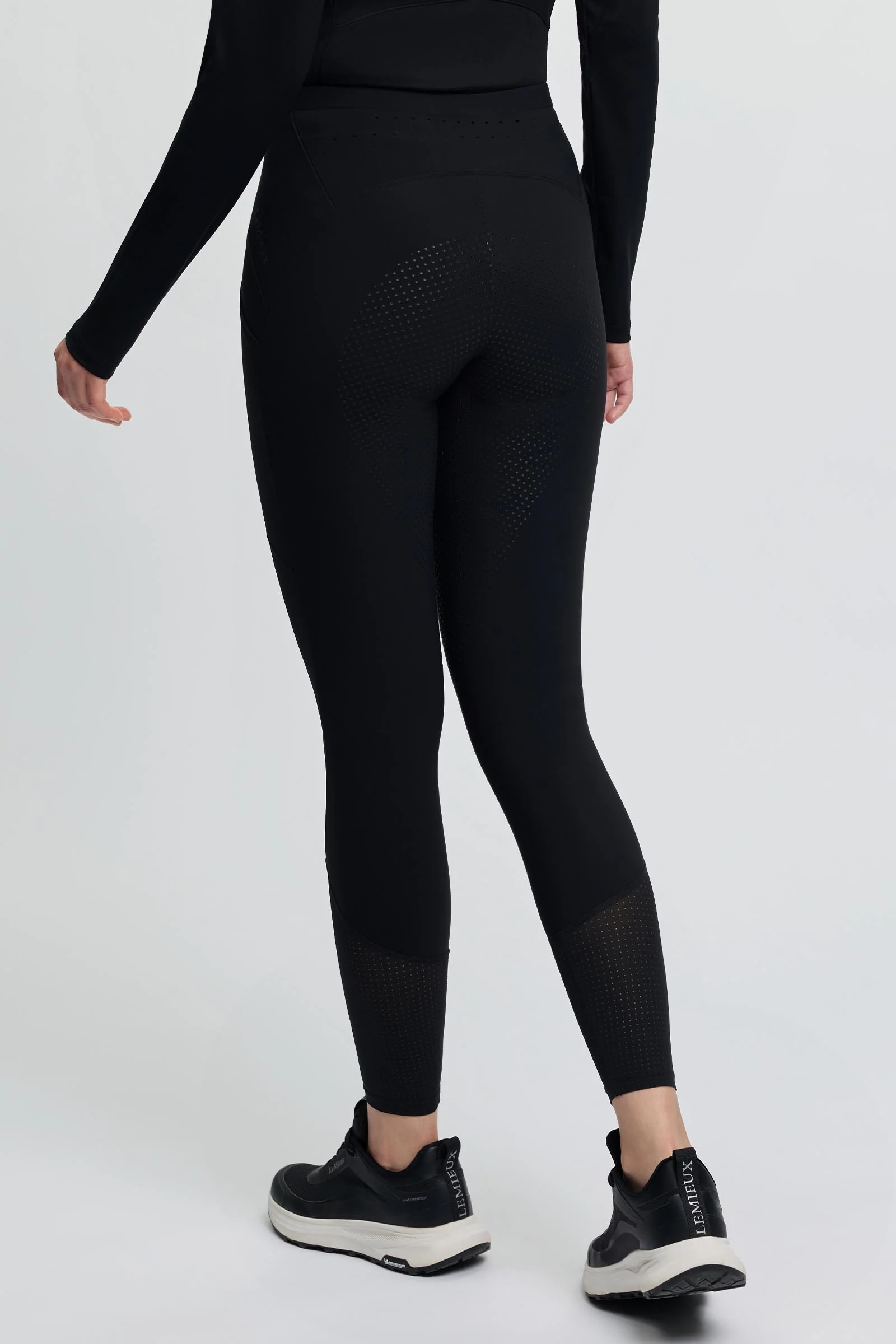 Airflow Women's Full Seat Pull On Breeches Black 10