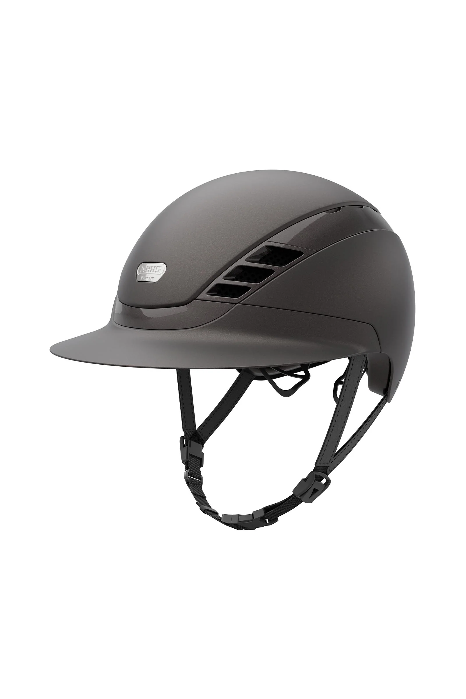 Airluxe Pure Long Visor Riding Helmet Matt Metallic Mocca M