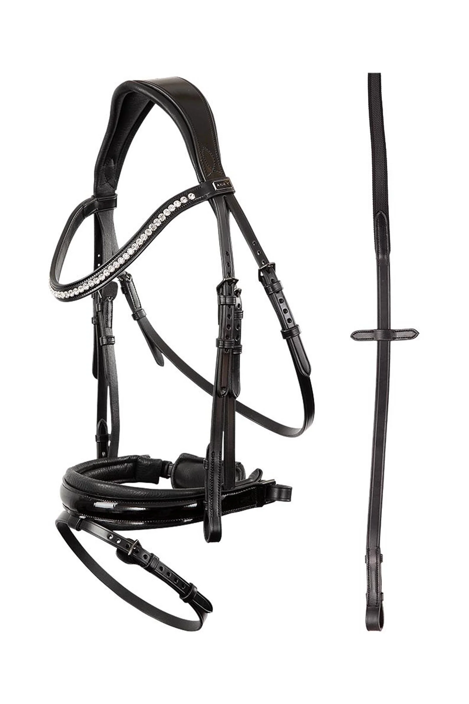 ANKY Anatomic Bridle Patent Leather With Soft Padding Black C