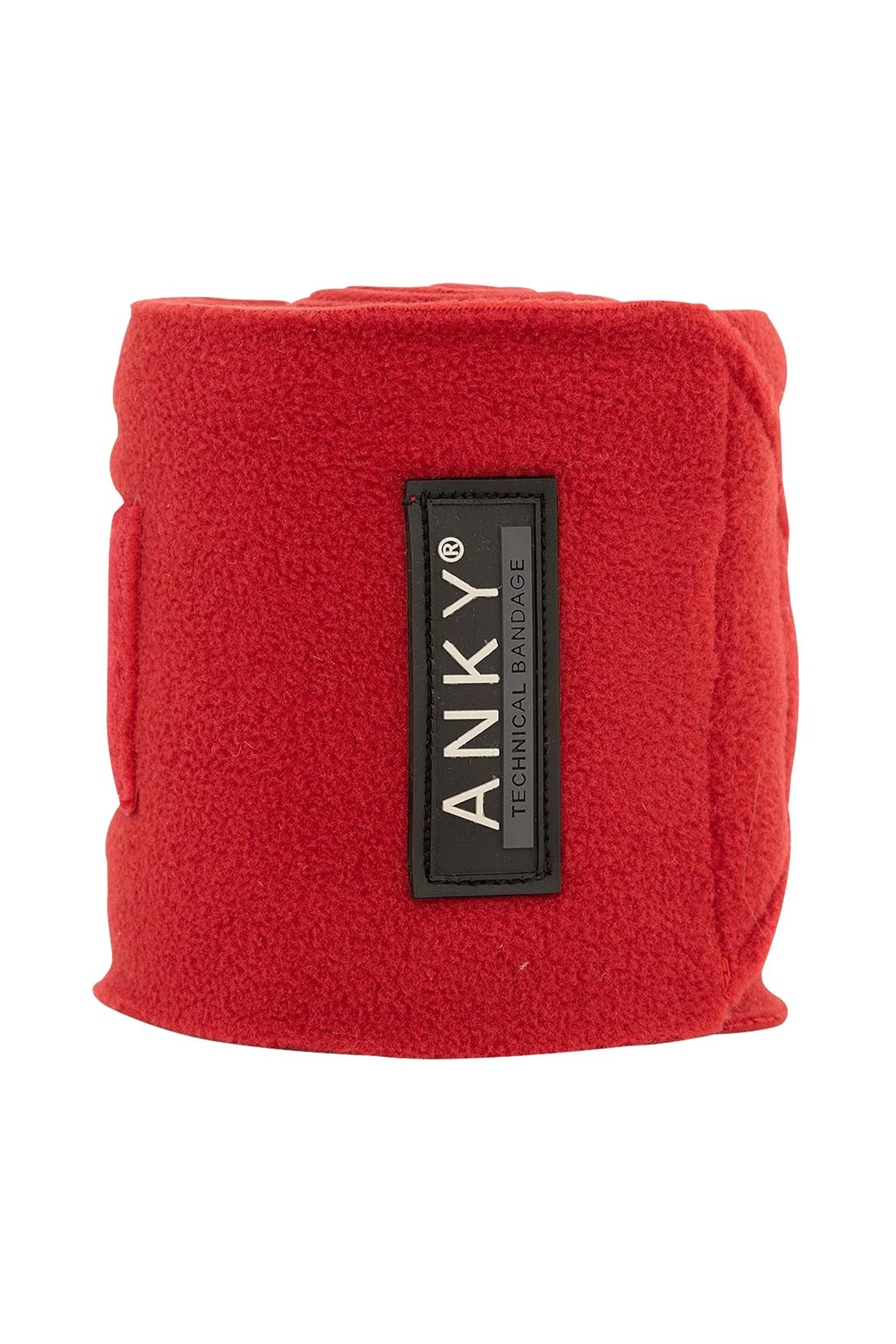 ANKY Basic Fleece Bandages, 3,5 m, Set of 4 True Red One Size