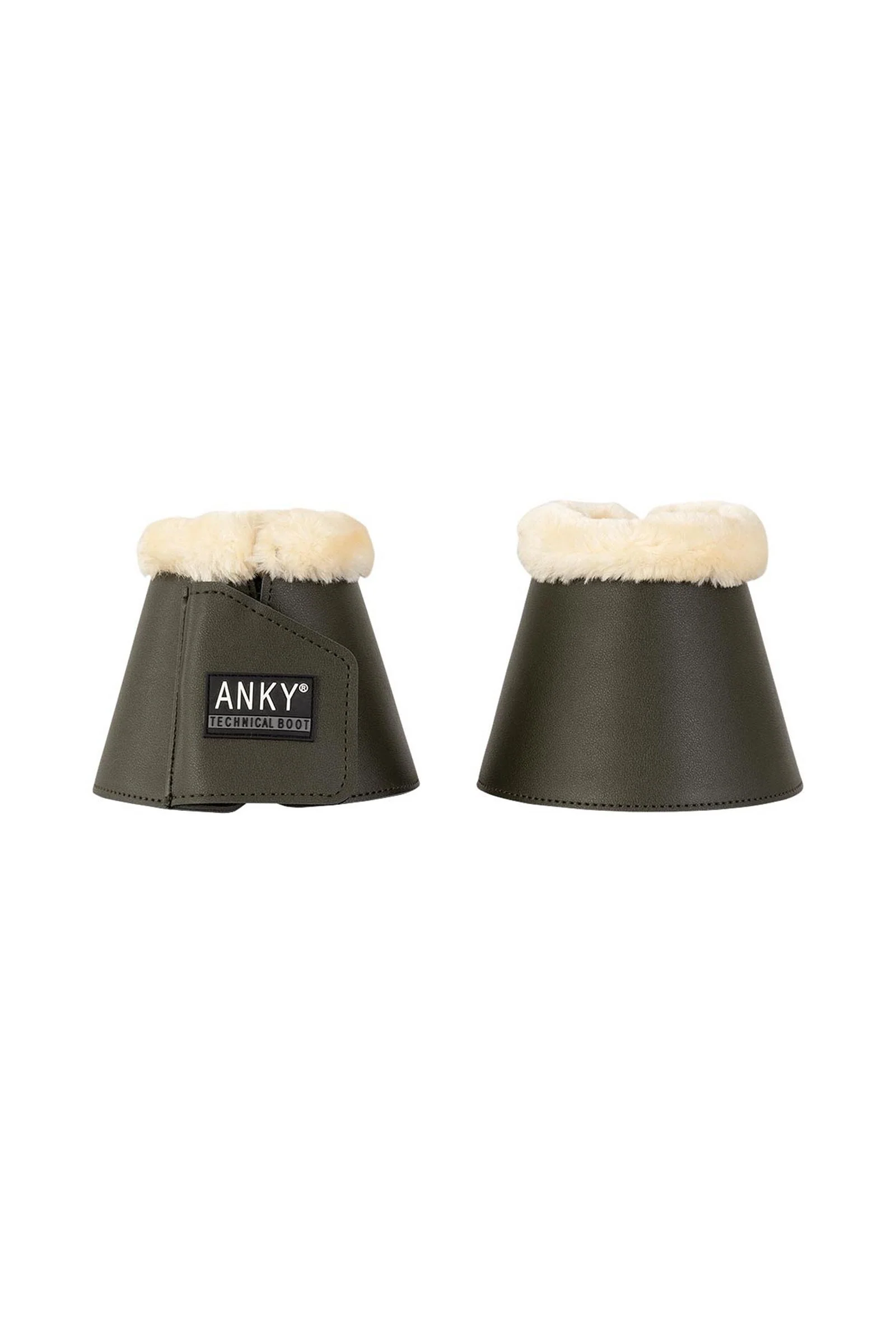 ANKY Bell Boots With Neoprene Lining & Faux Fur Dark Olive XL