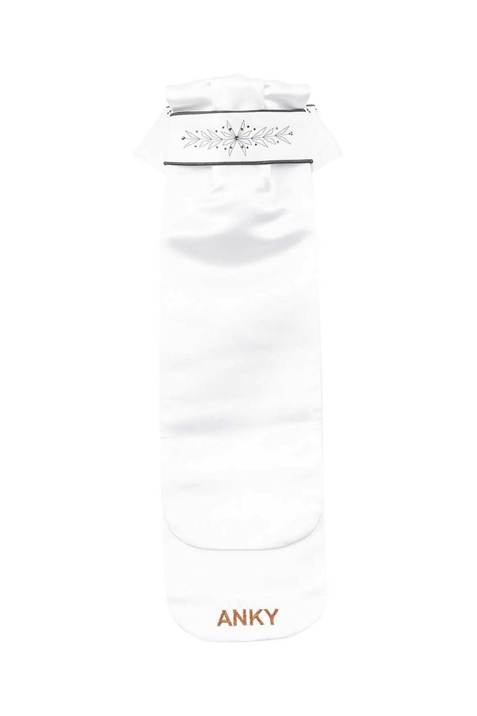 ANKY Compeition Sophisticated Women´s Stock Tie White/Grey S