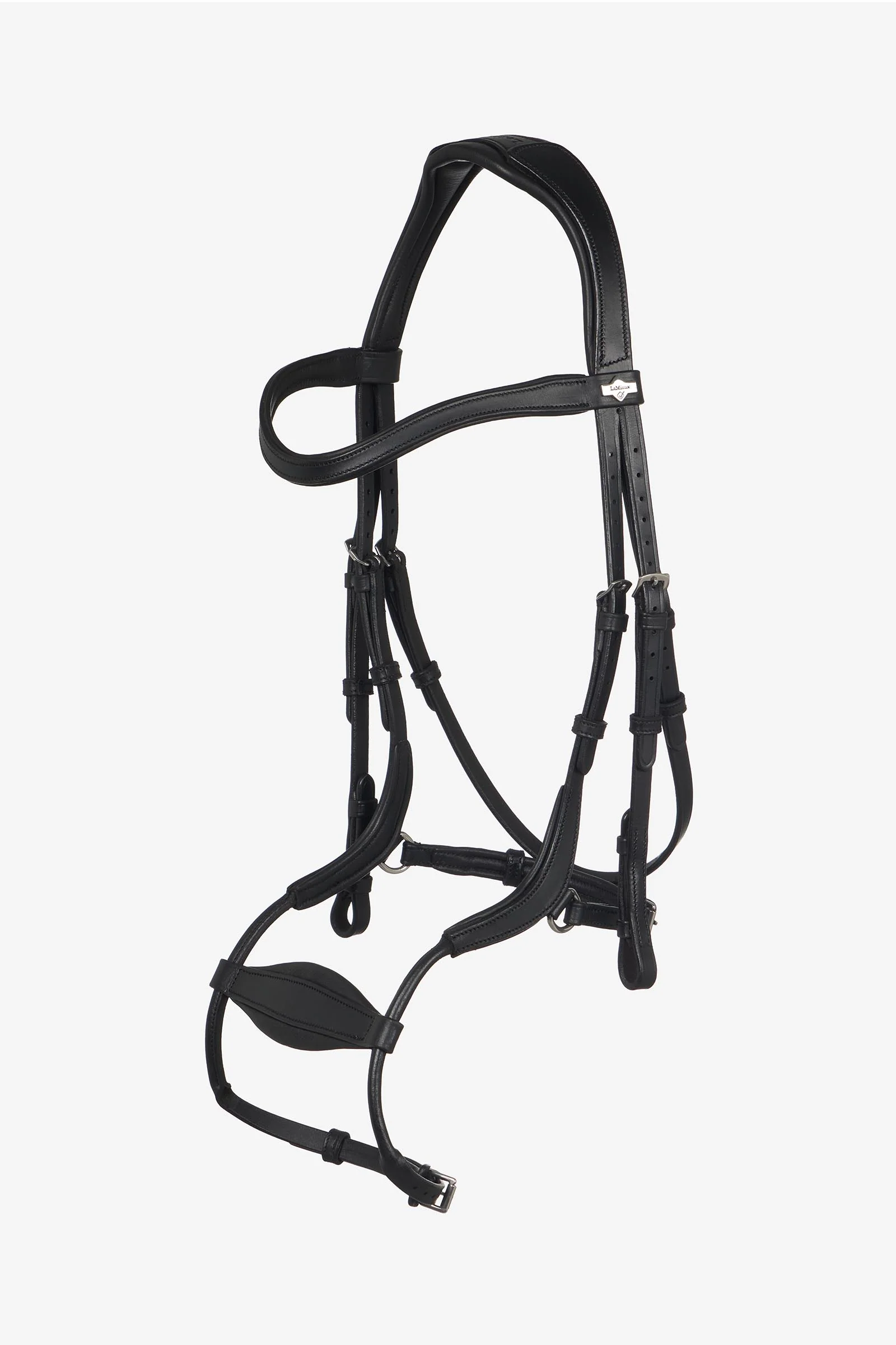 Arika Adjustable Anatomic Nose Bridle Black/Silver P