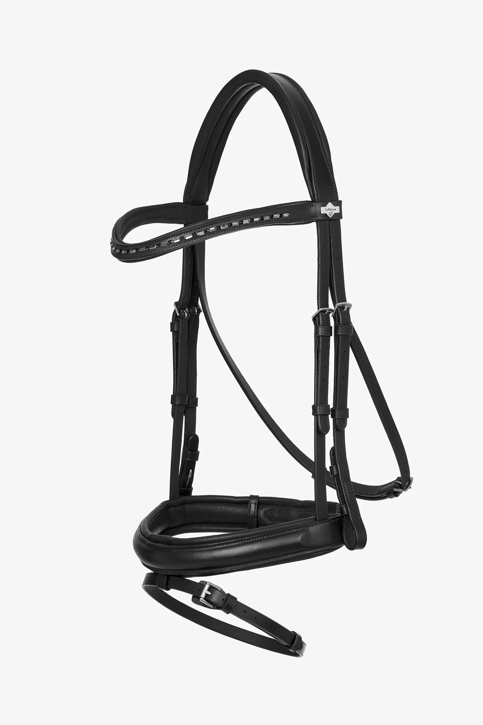 Arika Dressage Bridle Black/Silver F