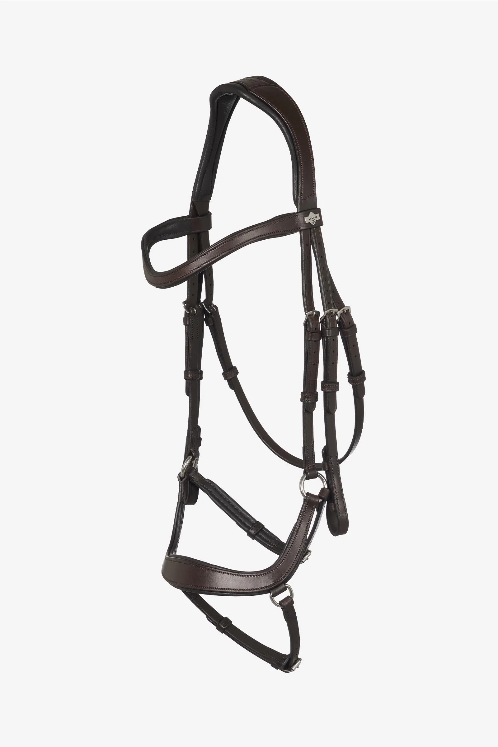 Arika Drop Bridle Brown/Silver F