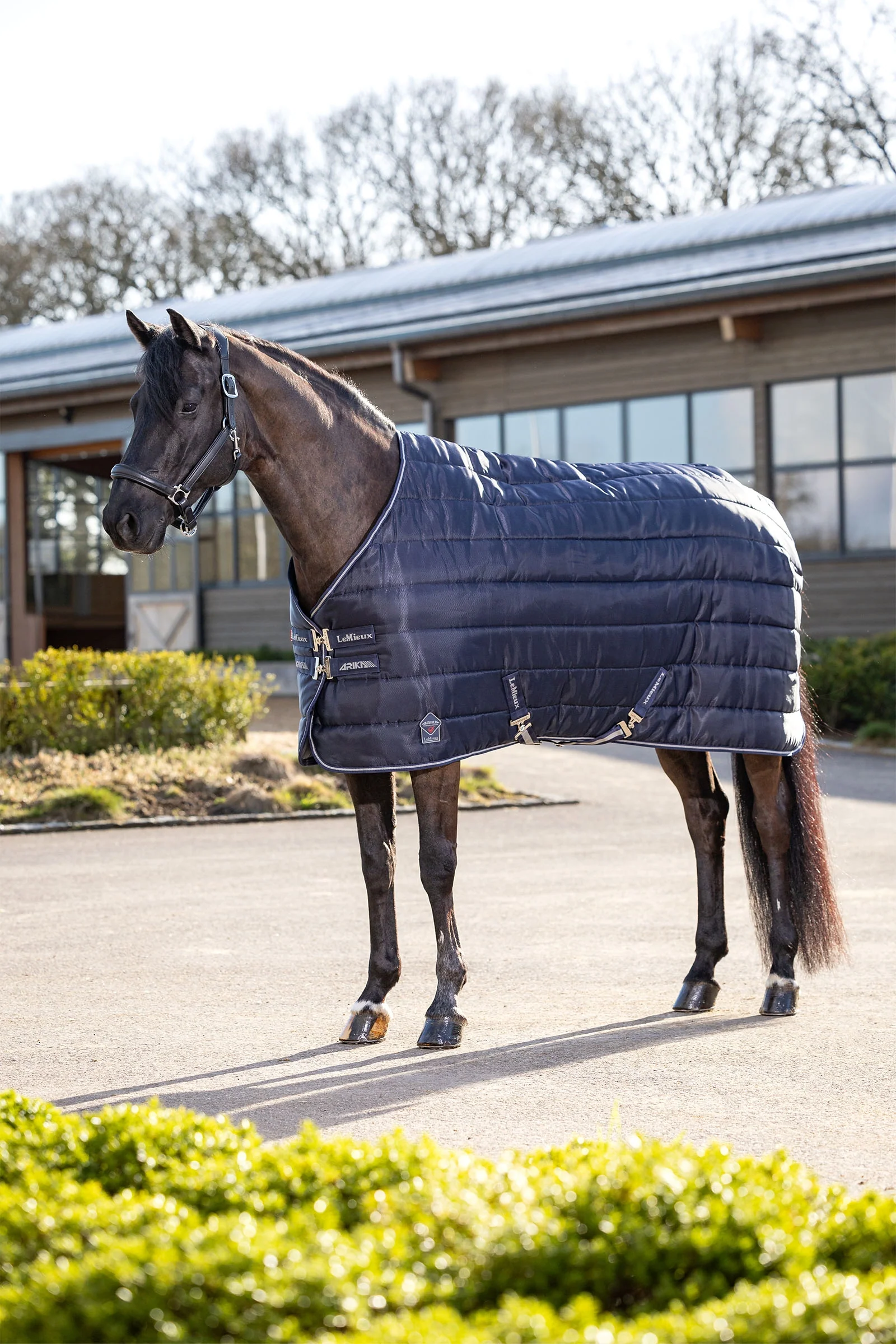 Arika Stable-Tek Stable Rug, 100 g Navy 110