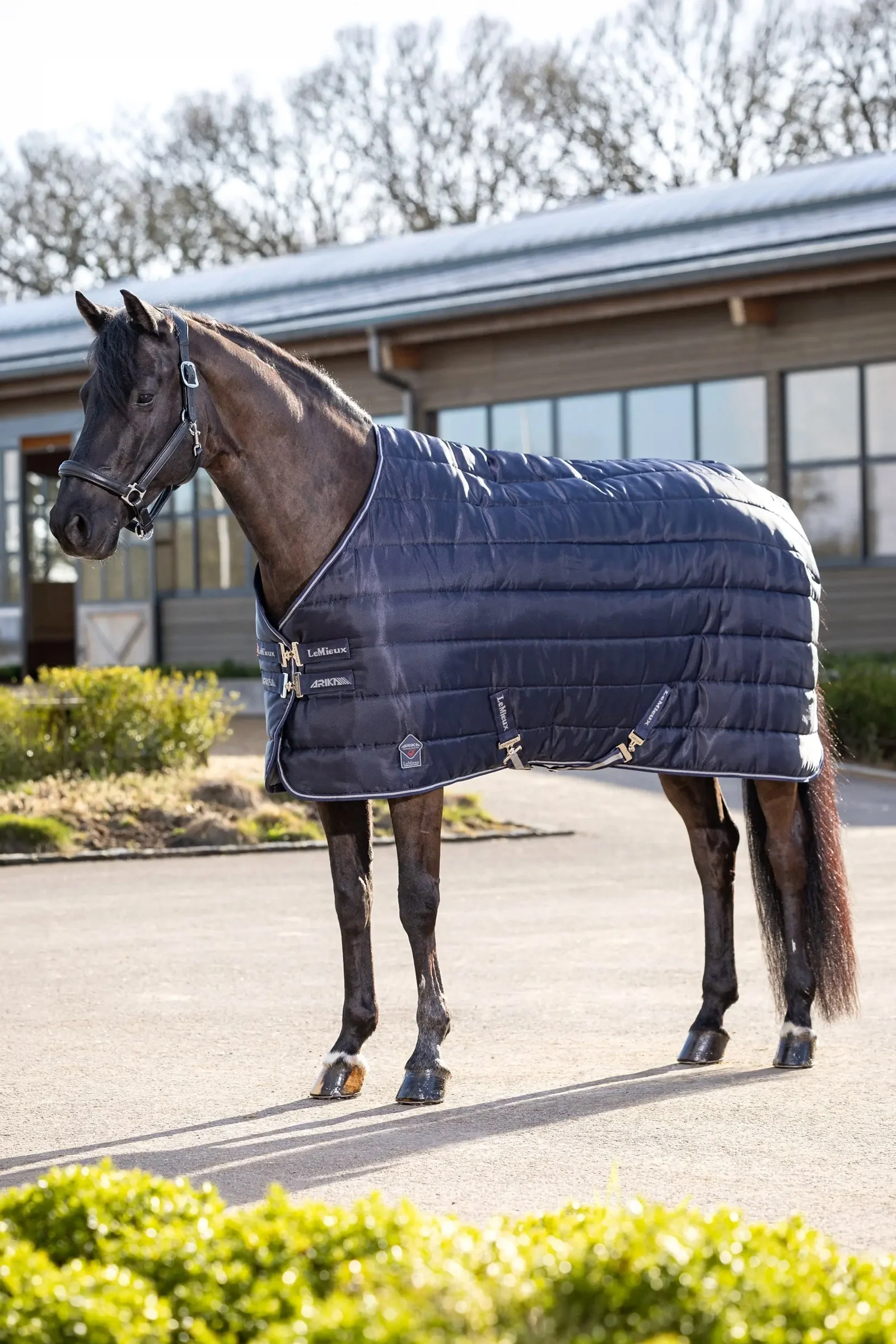 Arika Stable-Tek Stable Rug, 350 g Navy 155