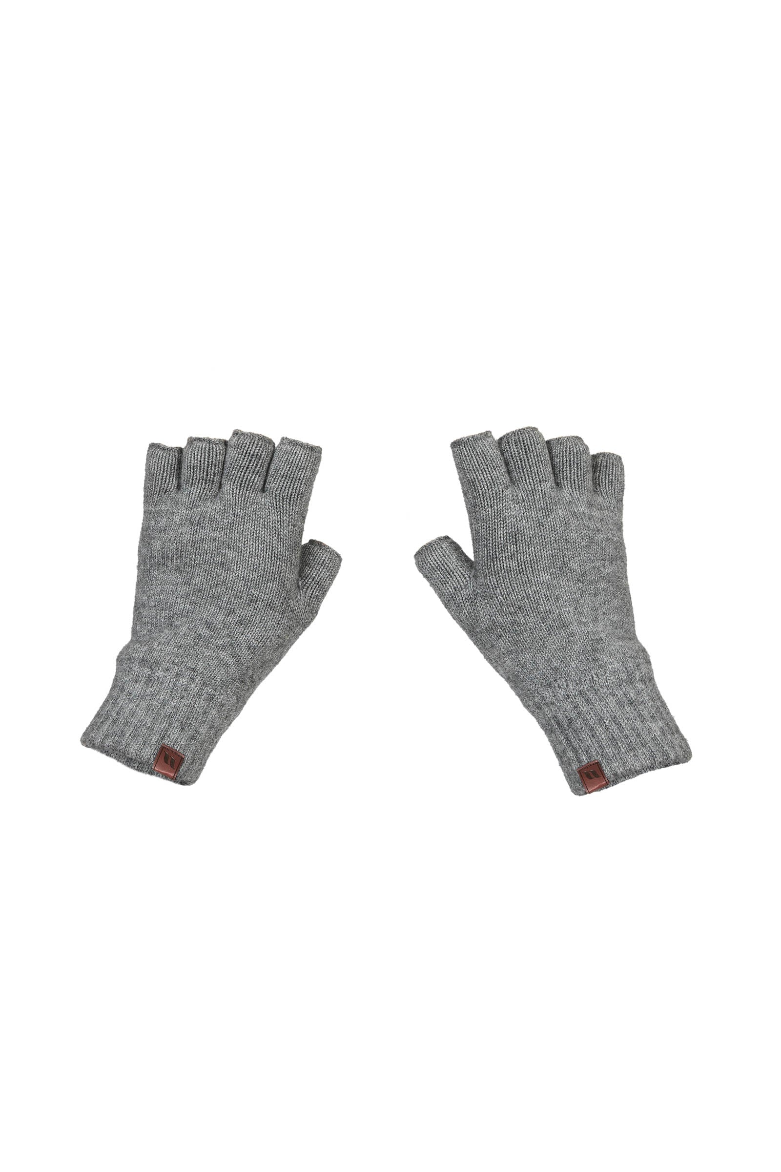 Back On Track Half Finger Gloves Grey L/XL