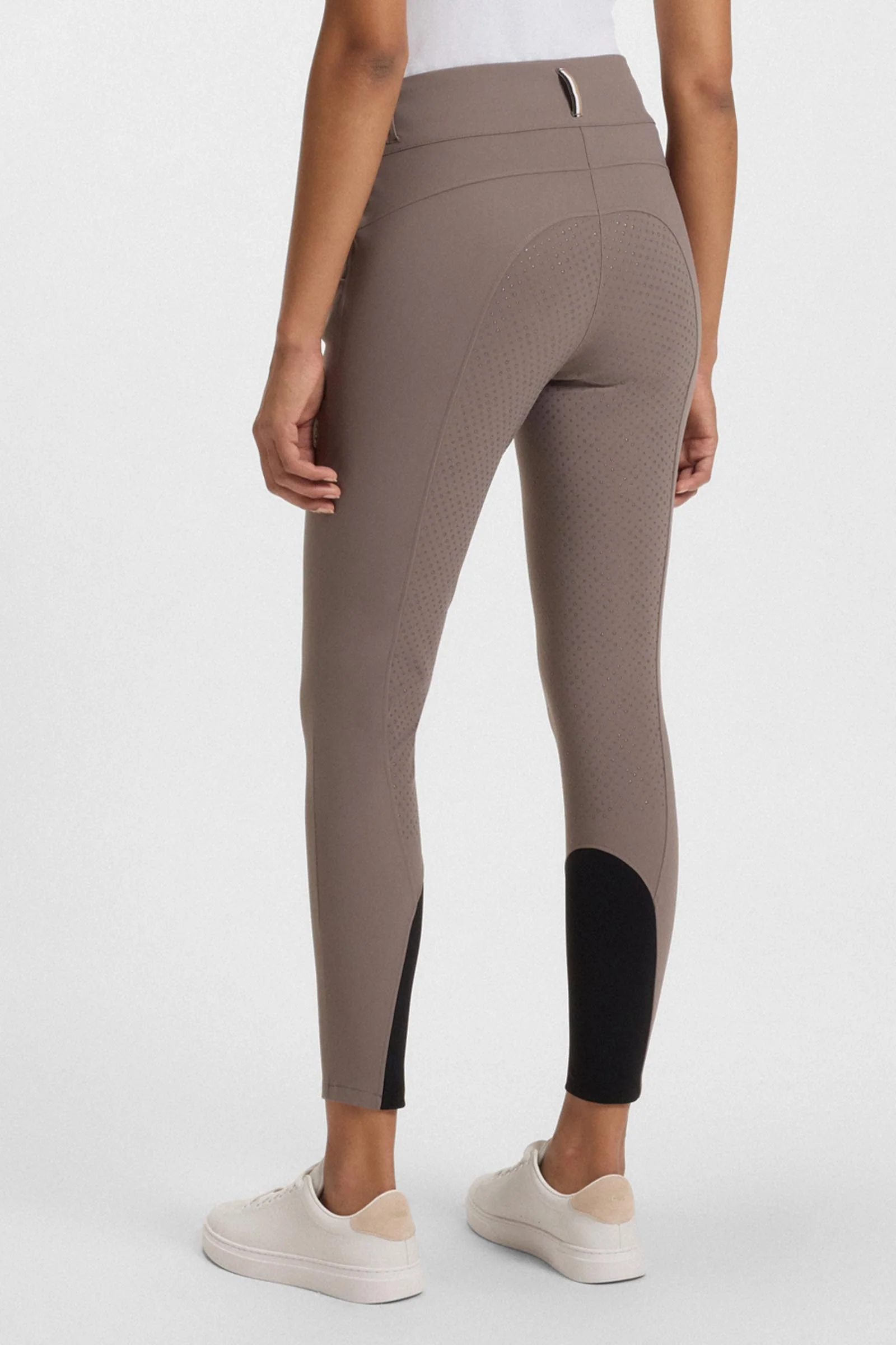 Boss Hailey Womens High Waist Full Grip Technical Breeches Dark Pumice L