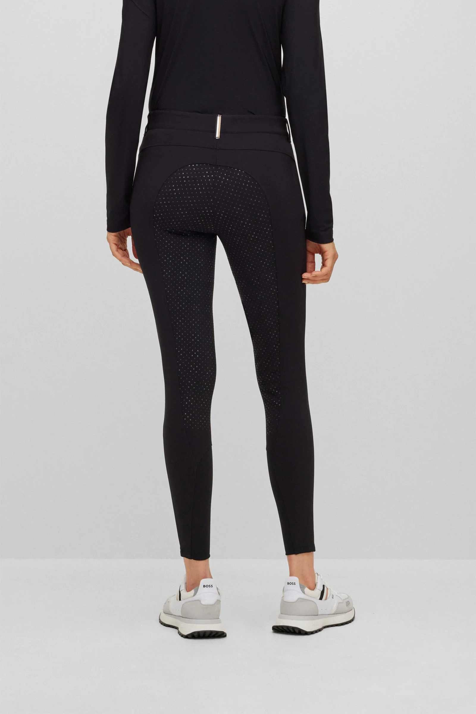 Boss Heather Women's Full Grip Breeches Black M