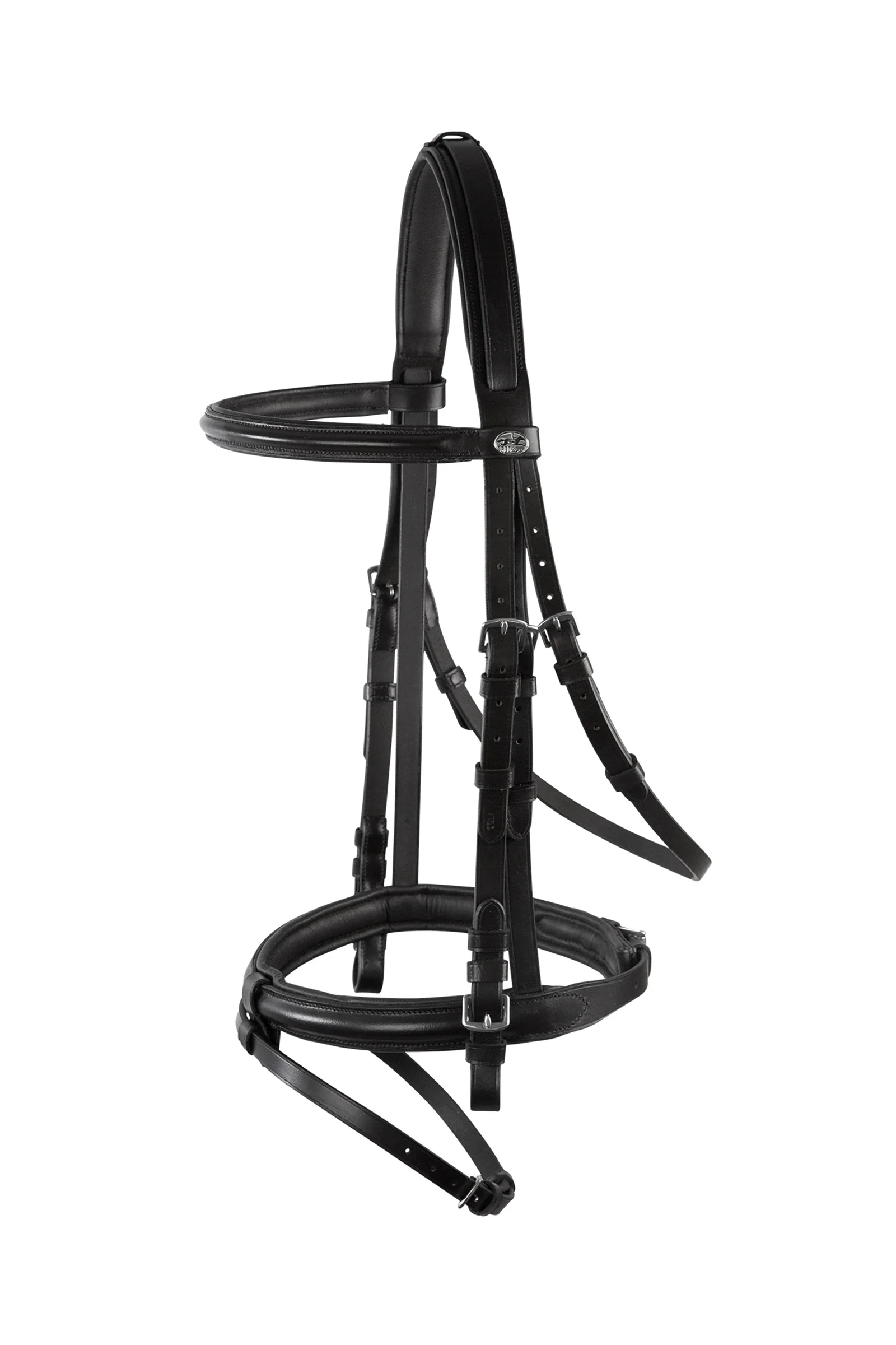 Bremen Wide Bridle Black/Silver F