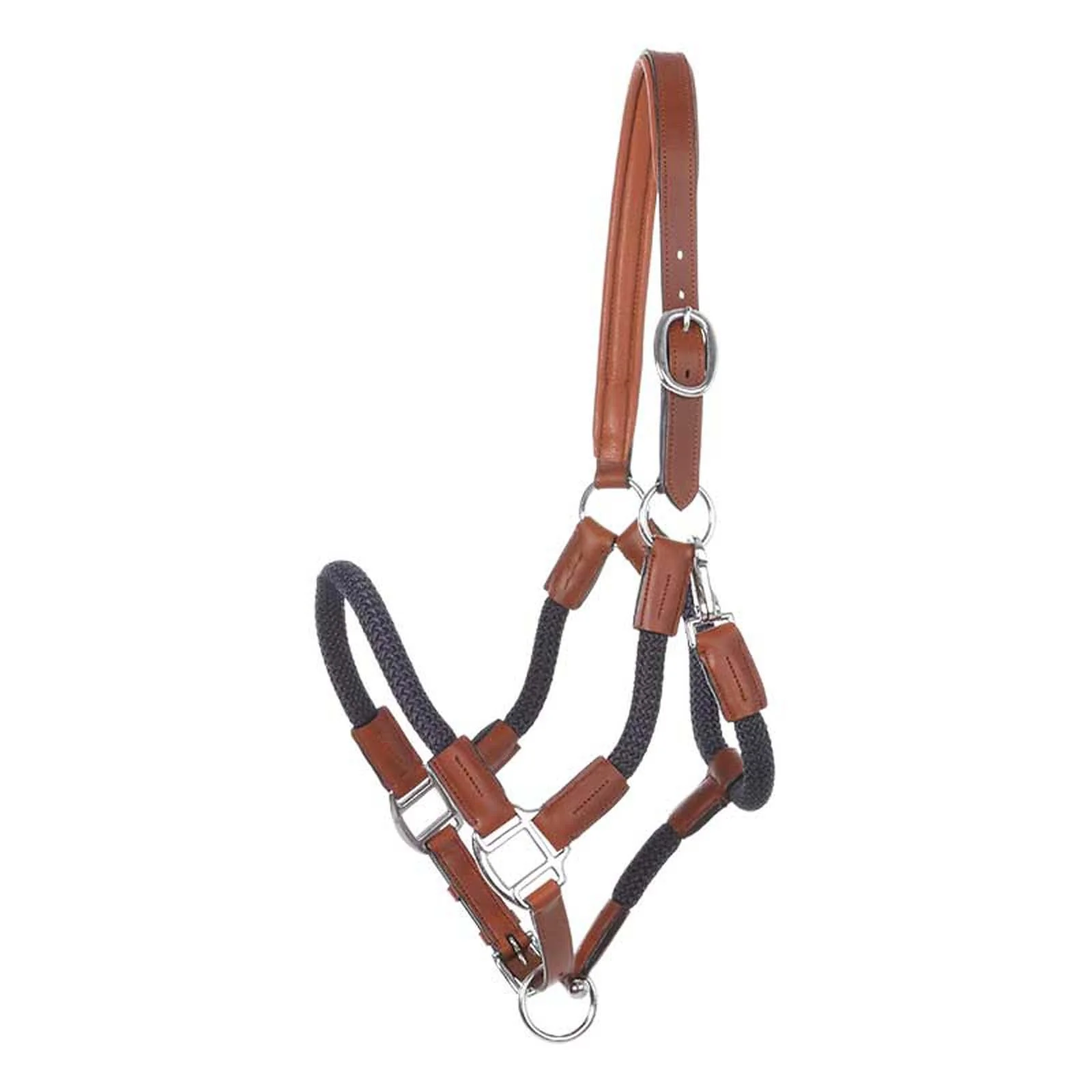 Cavo Rope-Halter with Lead Rope Cognac/ Navy P