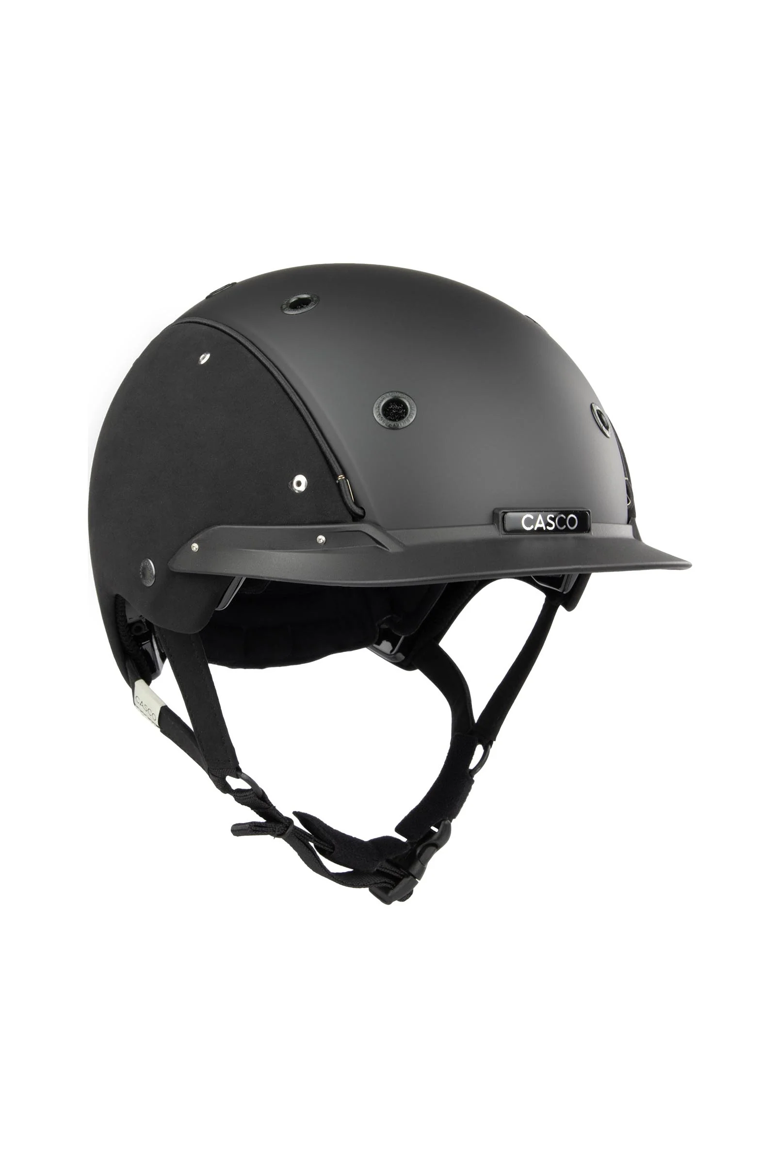 Champ Embellis Riding Helmet Black Velour 56-58