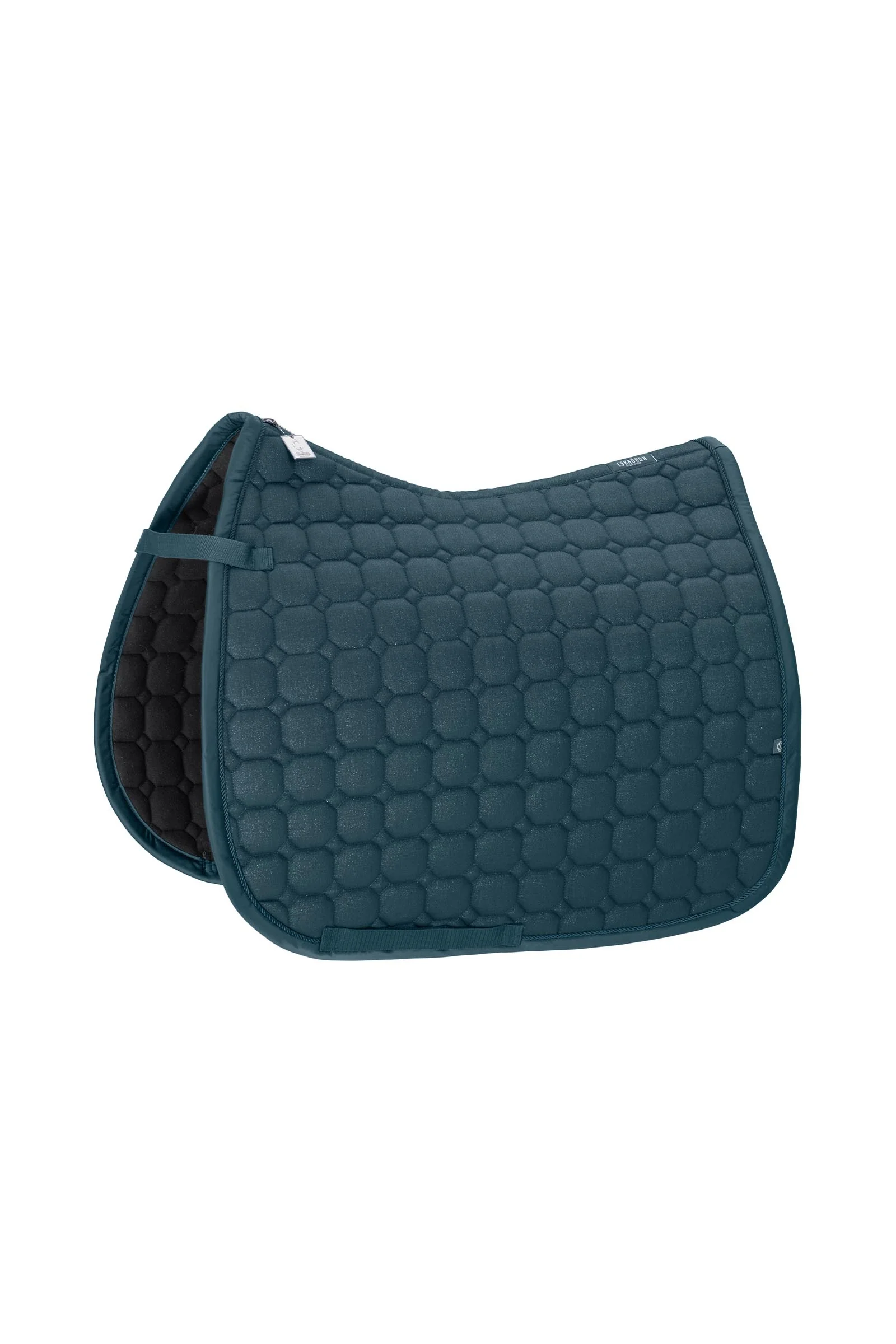 Classic Sport SS26 Cotton Glitter Dressage Saddle Pad Ocean F
