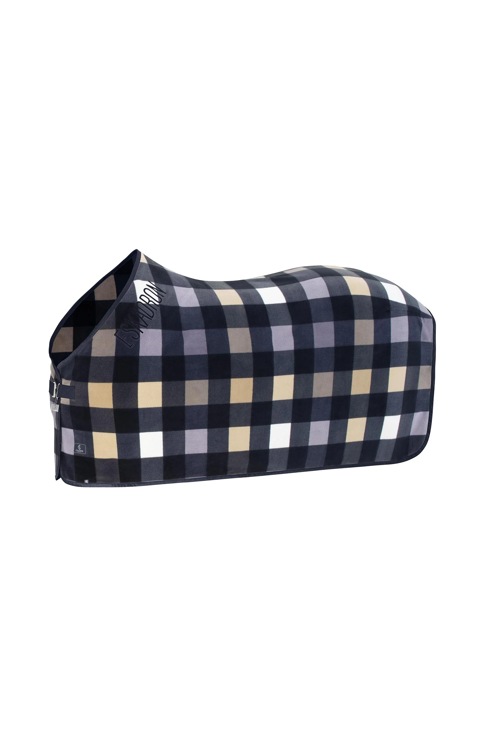 Classic Sport SS26 Fleece Check Sweat Rug Navy/Sierra/Orchid L