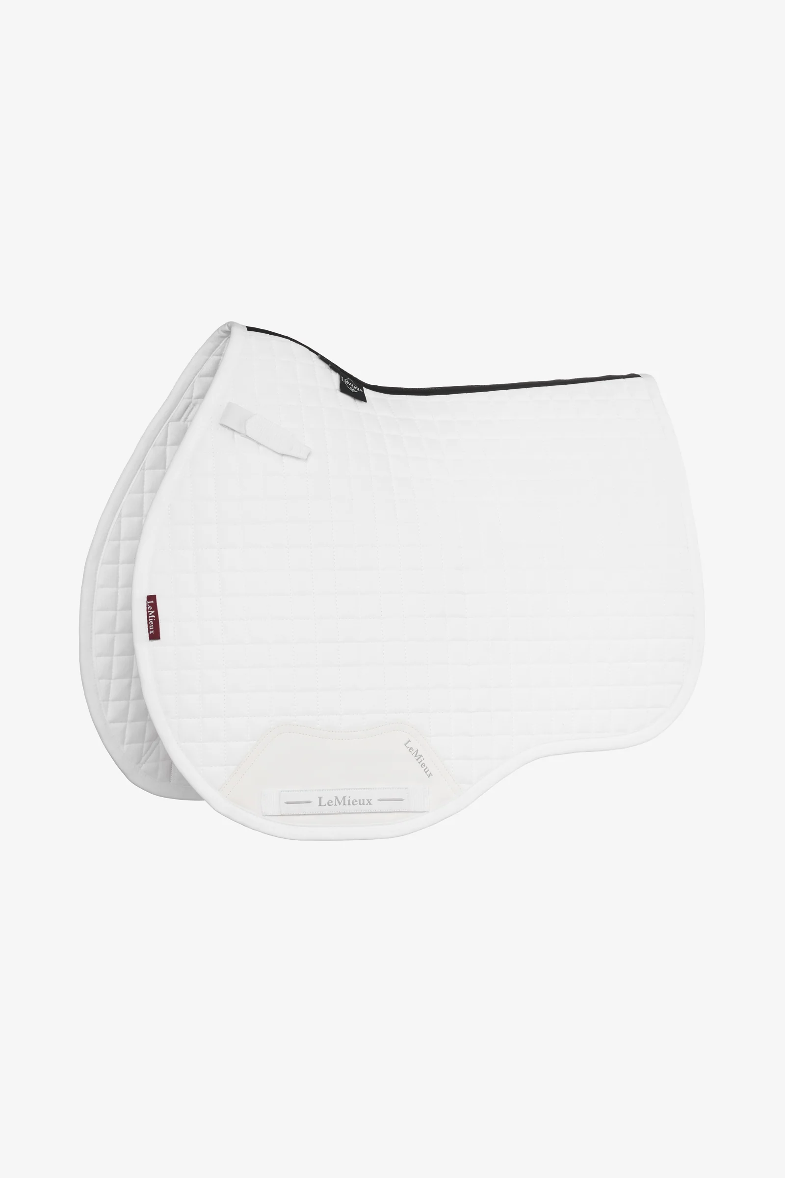 Cotton GP Square Saddle Pad White P-C