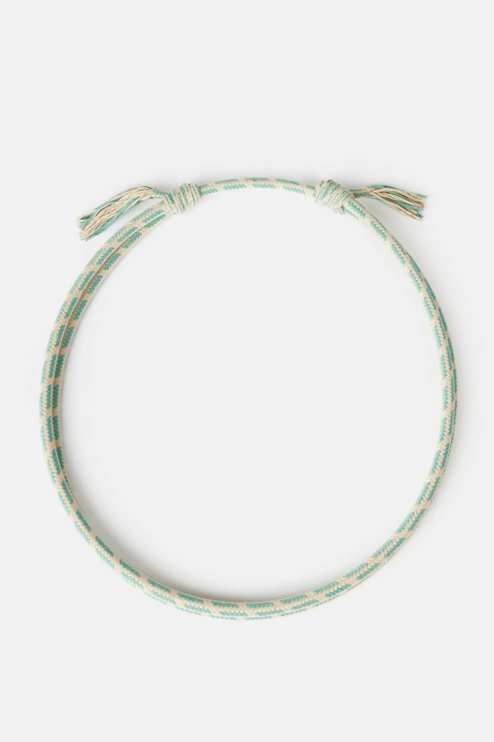 Cotton Neck Ring Blue Turquise One Size
