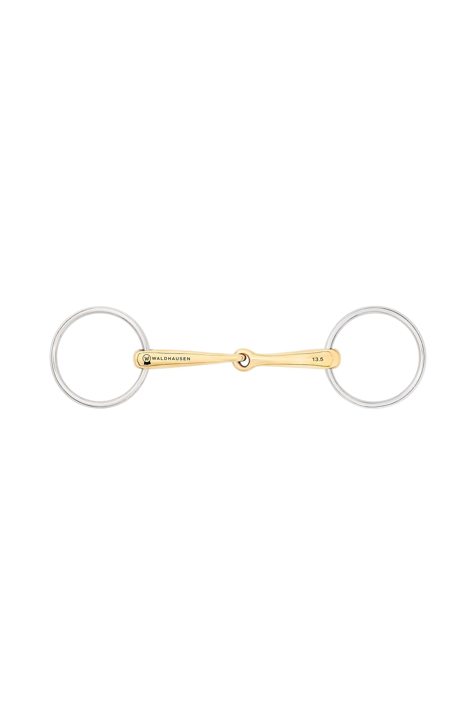 Cyprium Snaffle Bit, Single Jt., 14 mm No Color 115 mm