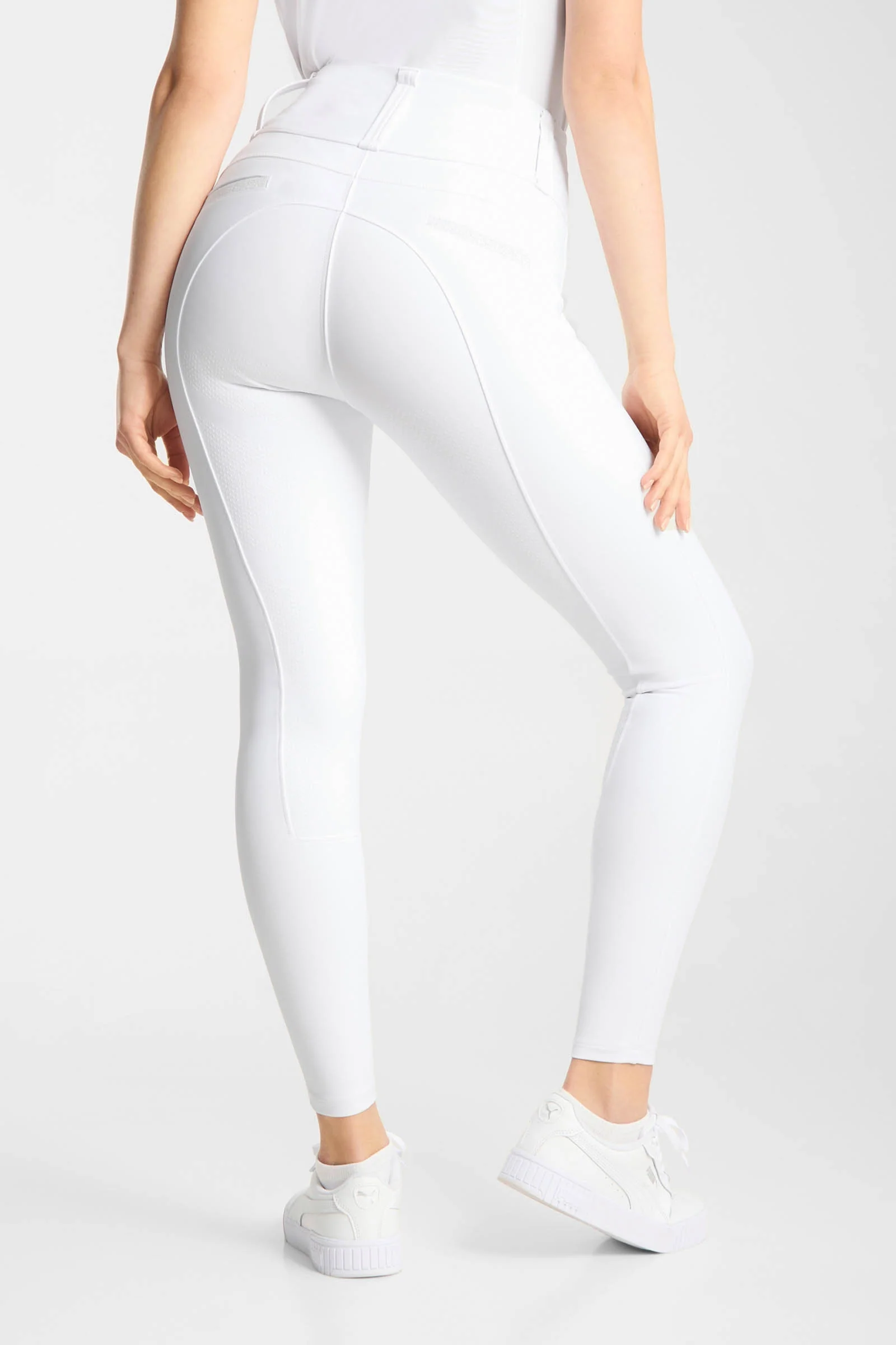 Diana Women´s Compression Fullgrip Riding Tights White 16