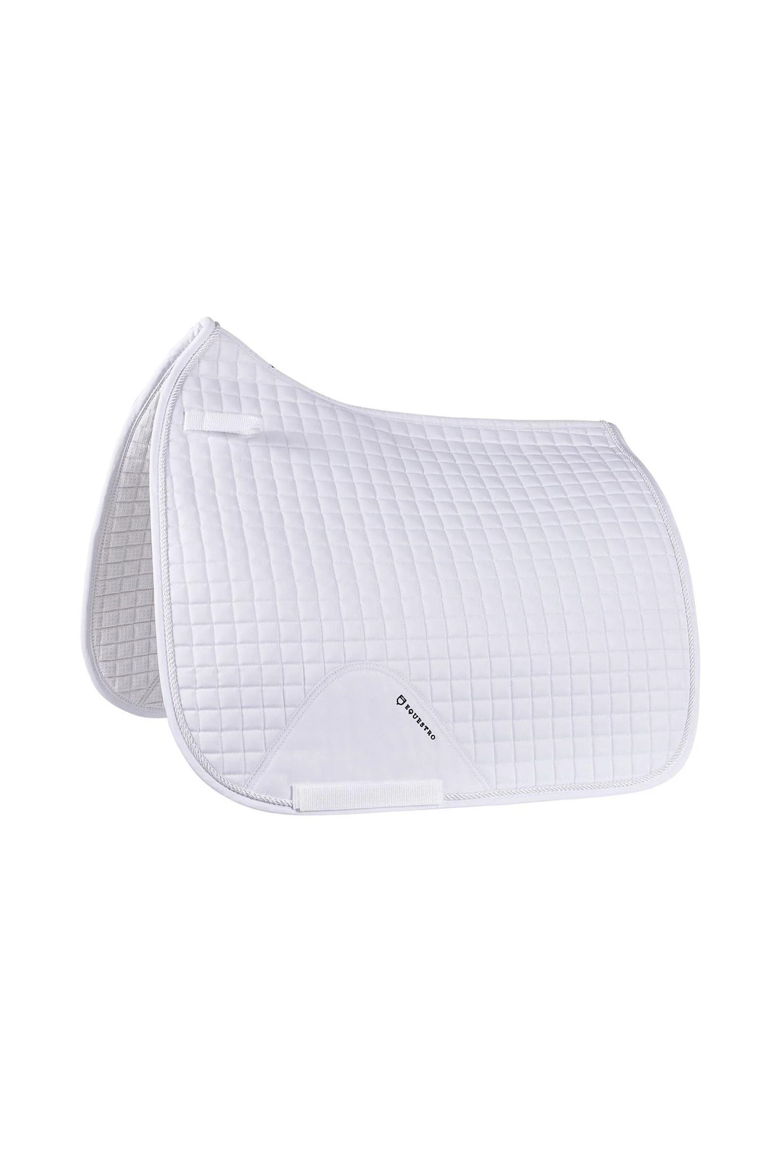 Dressage Shaped Cotton Saddle Pad White P-C