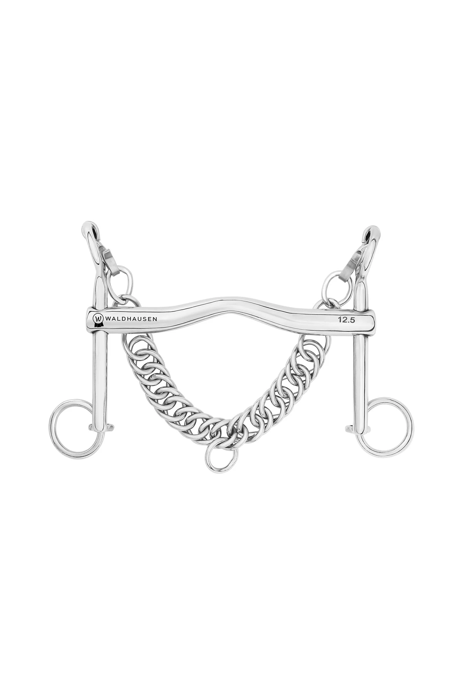Dressage Weymouth Short, Stainless St., 14 mm No Color 135 mm