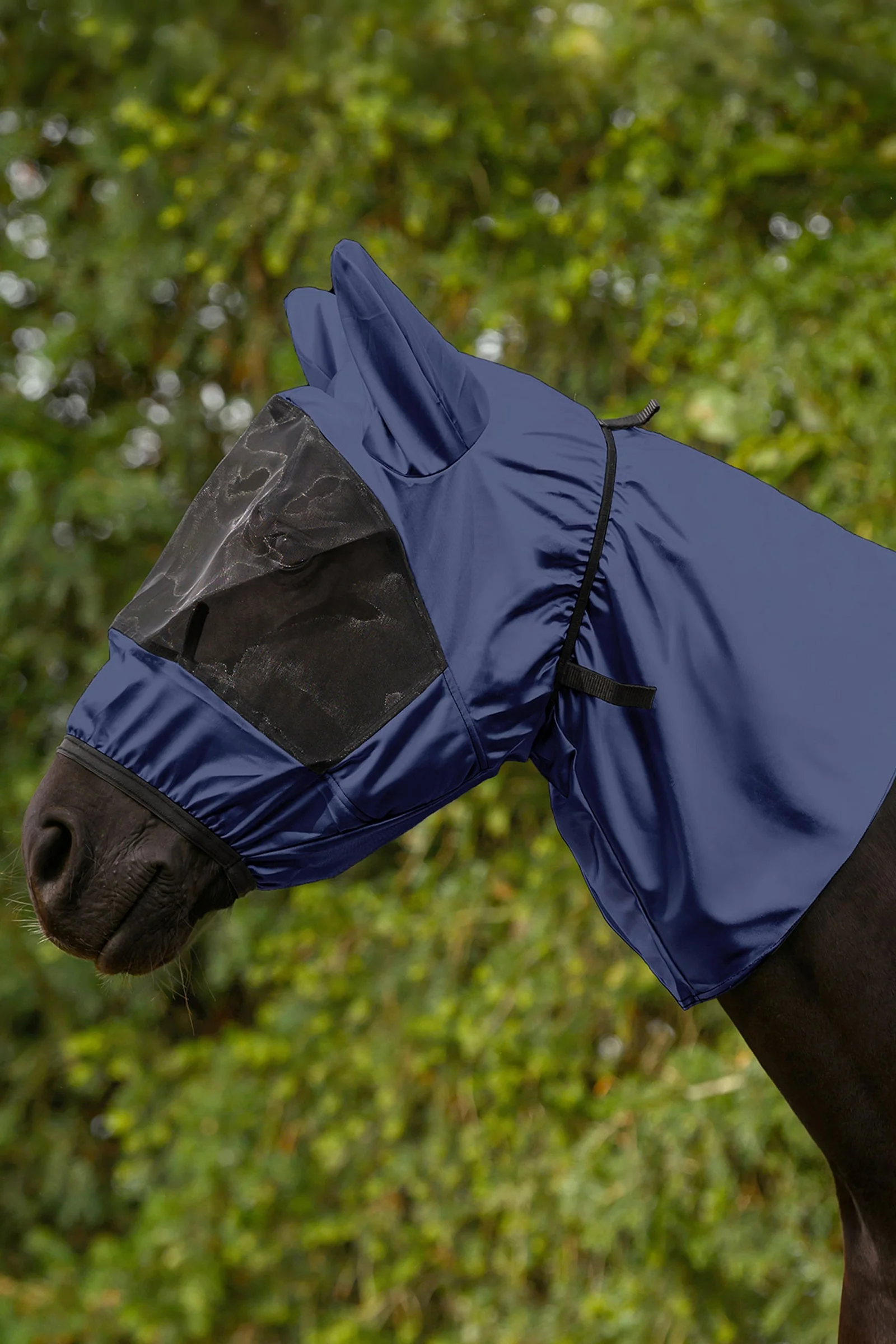 Eczemer Fly Mask With UV-Protection Night Blue C
