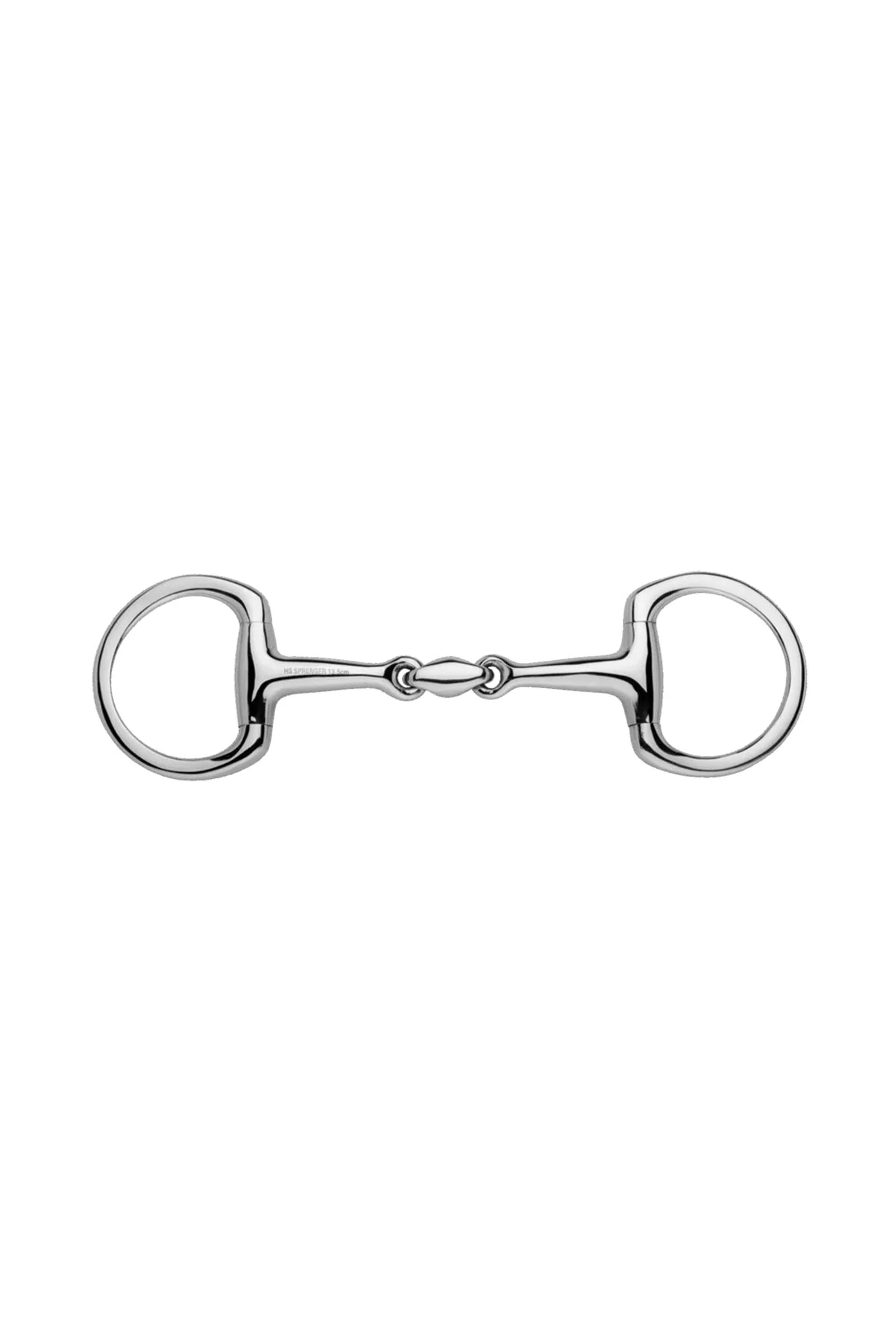 Eggbutt Bit, Double Jt. 16mm, Stainless St. No Color 135 mm