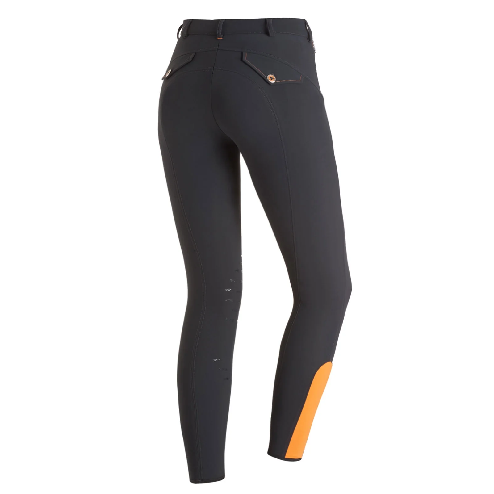 Eleonore Breeches for Women Grey/Orange 14