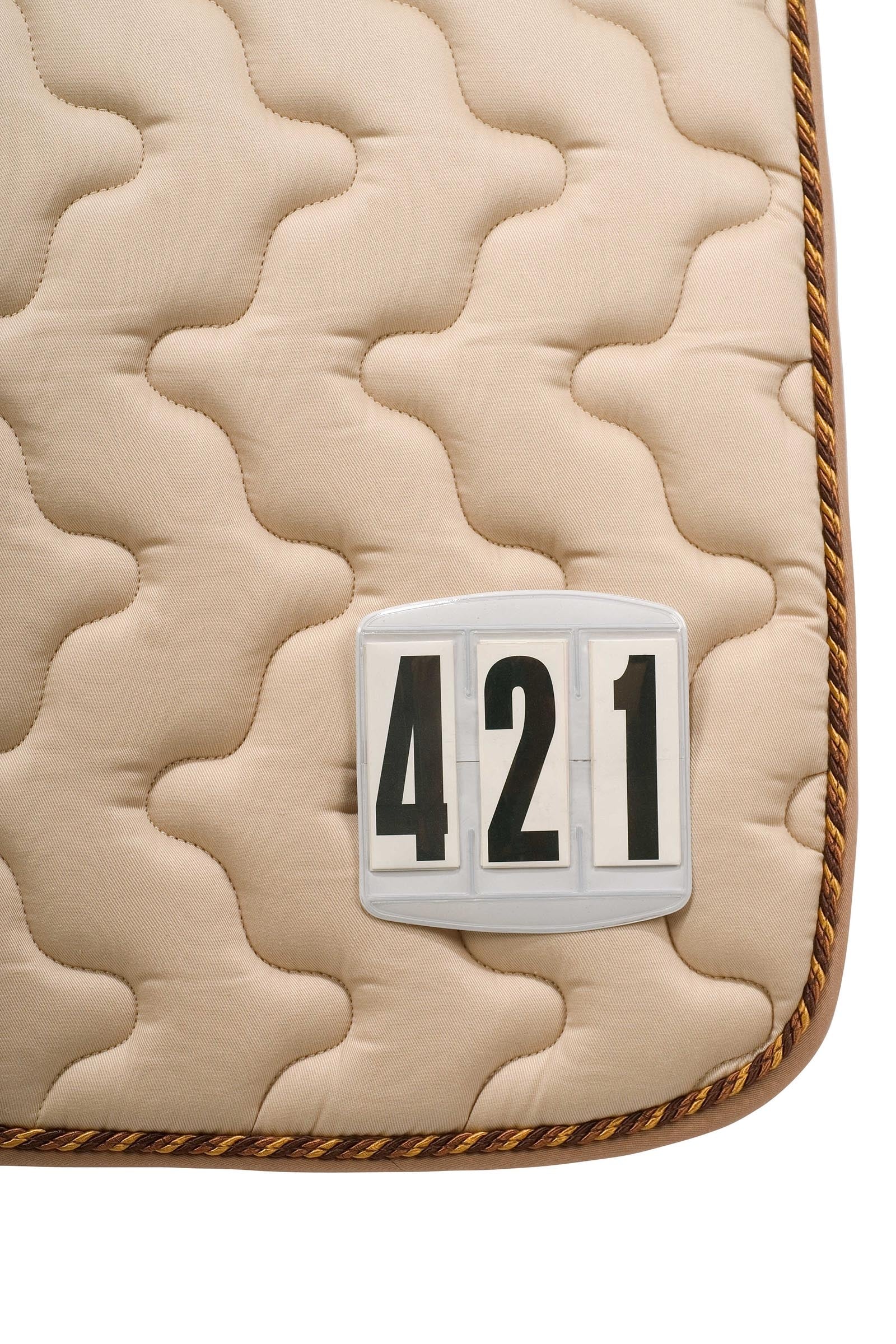 EQUITHÈME 3-Digit Starting Number With Strap White/Black One Size