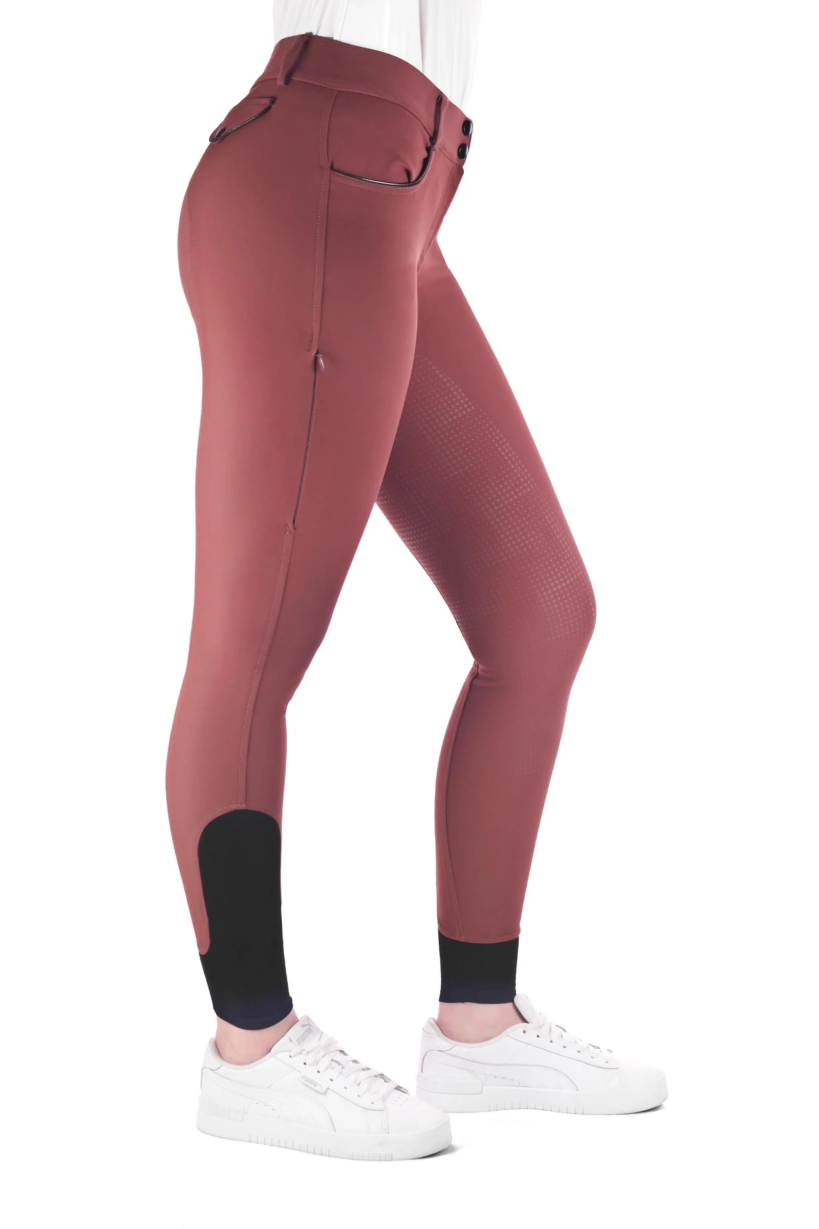 EQUITHÈME Beverly Women´s Full Grip Breeches Rose 10