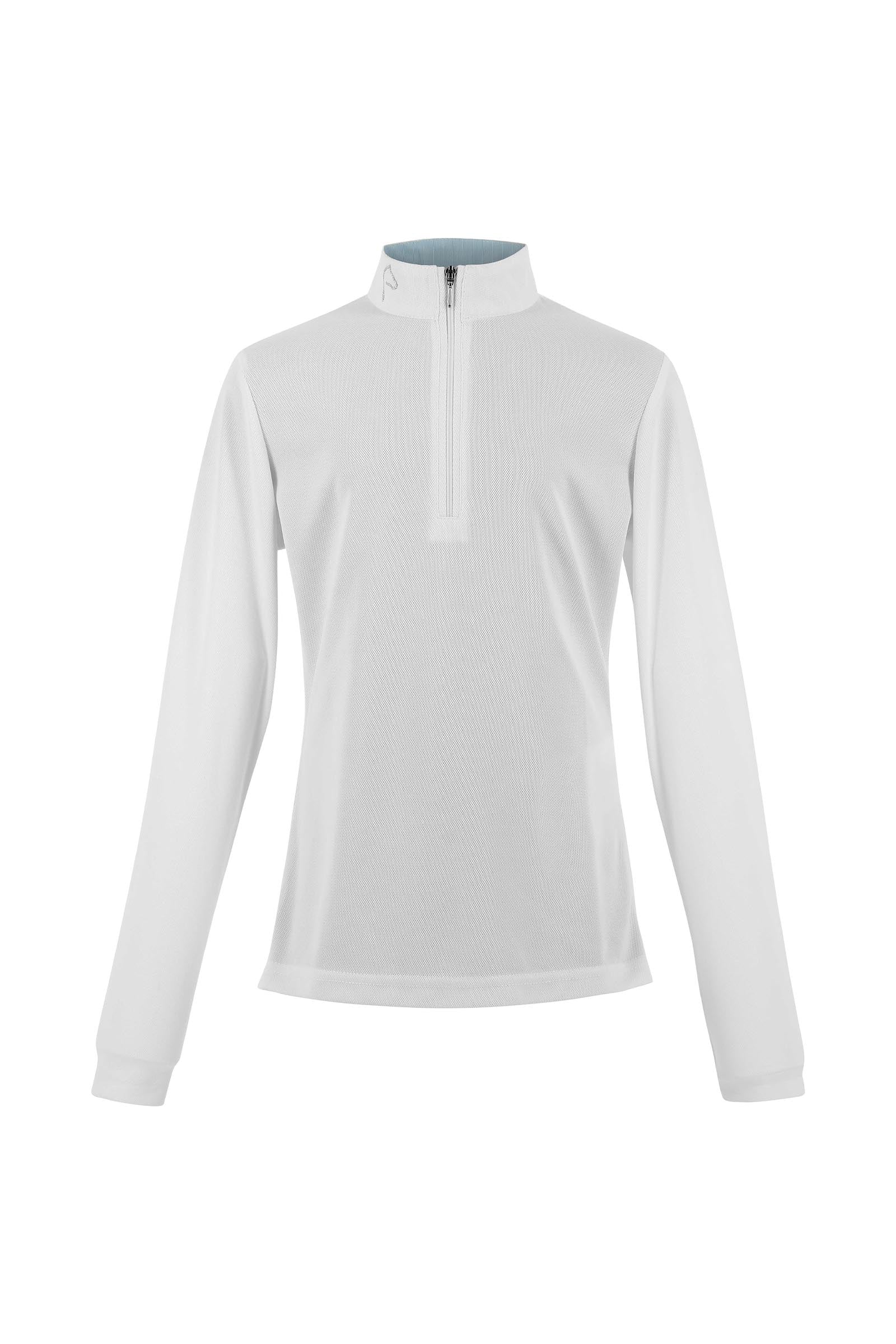 EQUITHÈME Buffy Kids´ Mesh Polo Shirt White 10 years