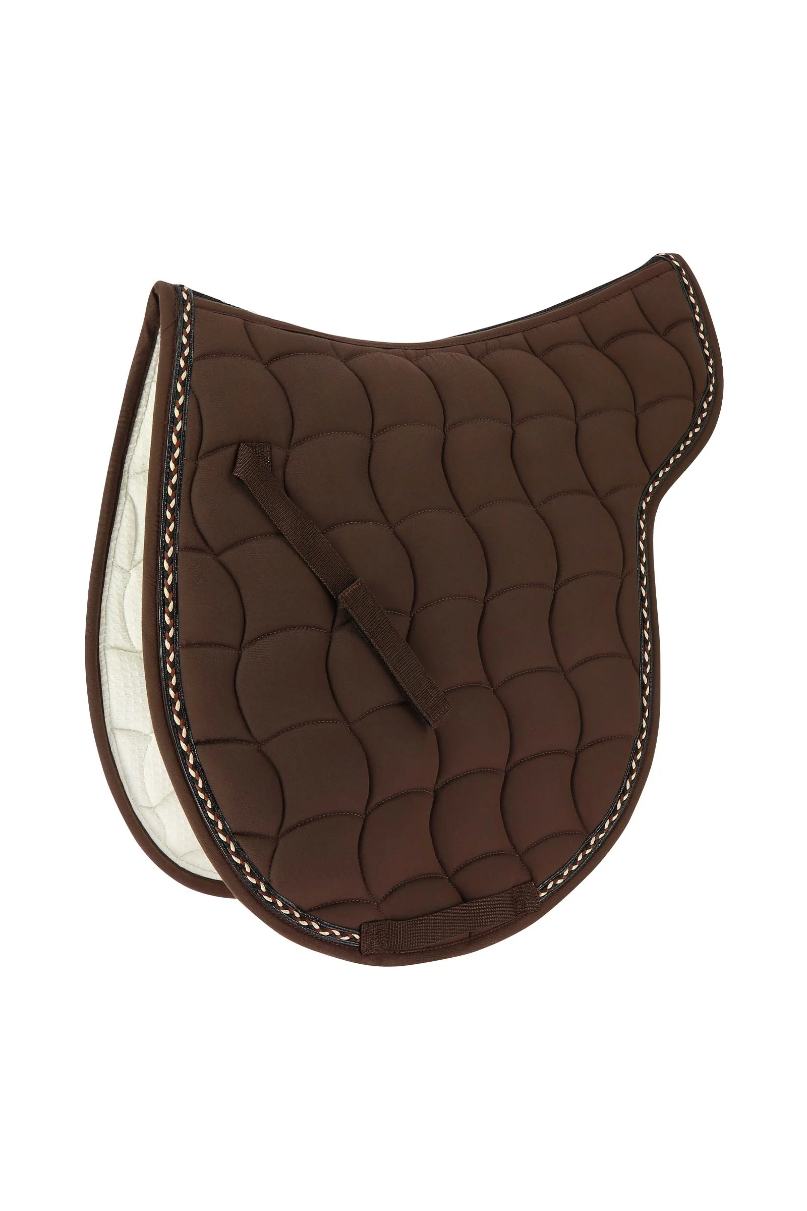 EQUITHÈME Hunter Saddle Pad Chocolate Brown F