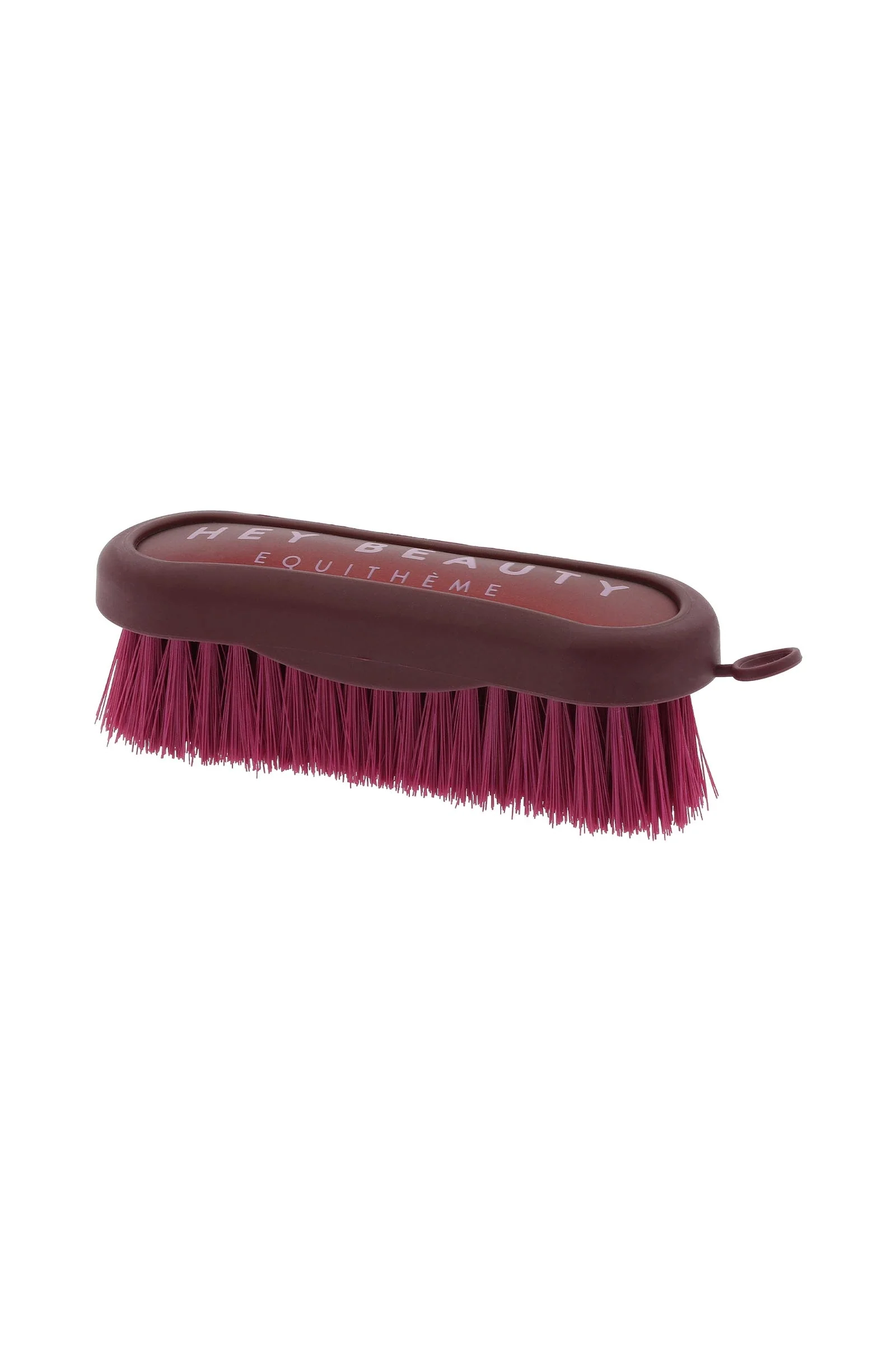 EQUITHÈME Je t'aime Head Brush Burgundy One Size