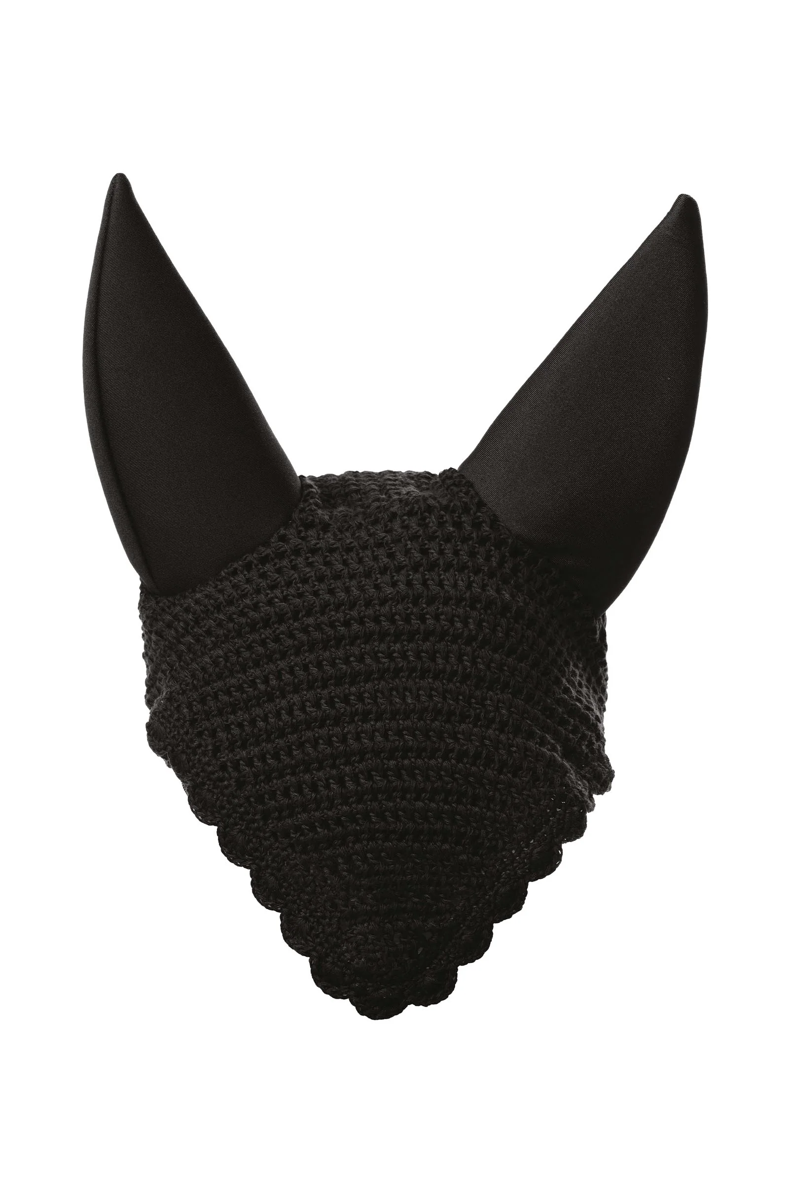 EQUITHÈME Neoprene Ears Fly Mask Black F