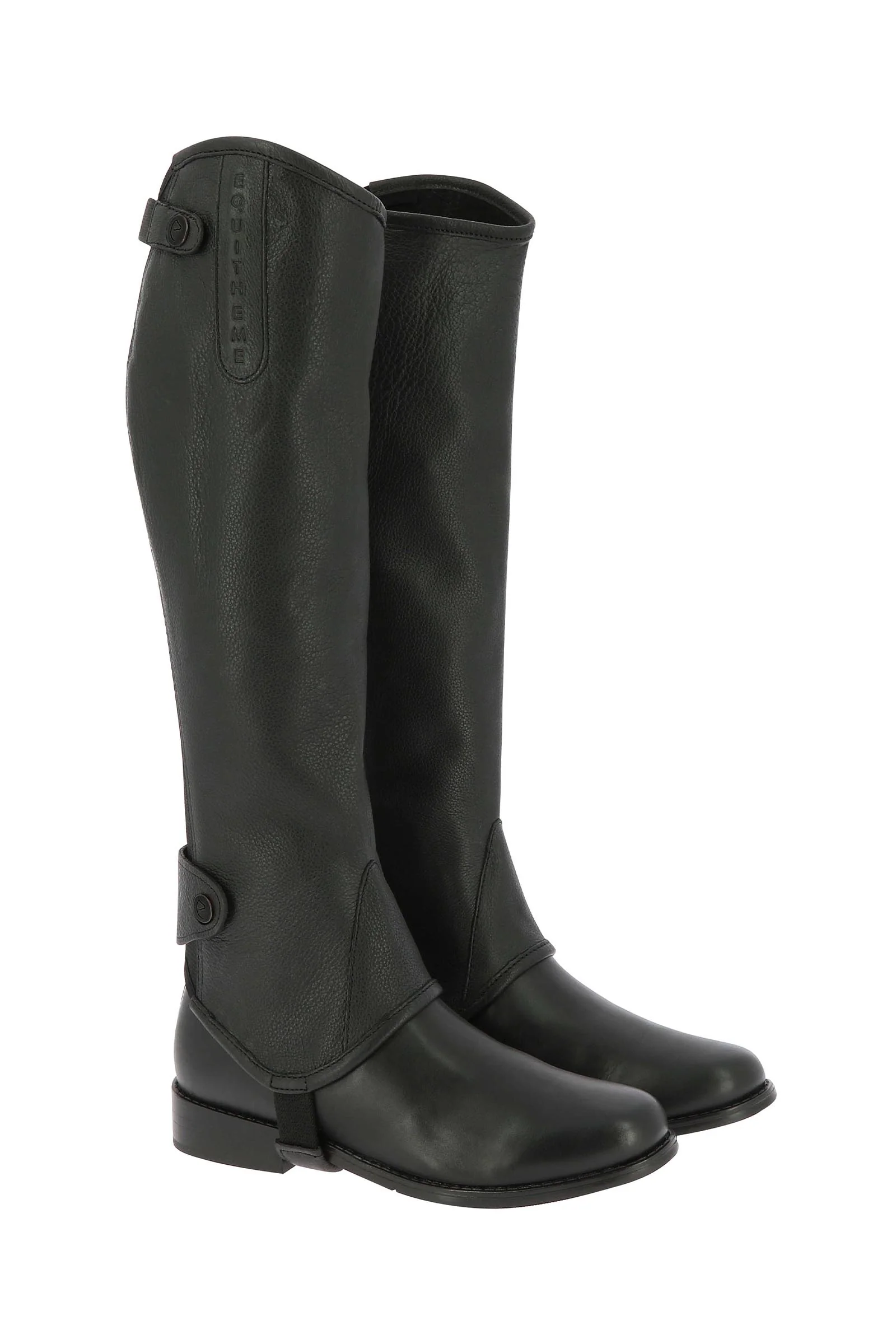 EQUITHÈME Soft Kids´ Half Chaps Black 10 years