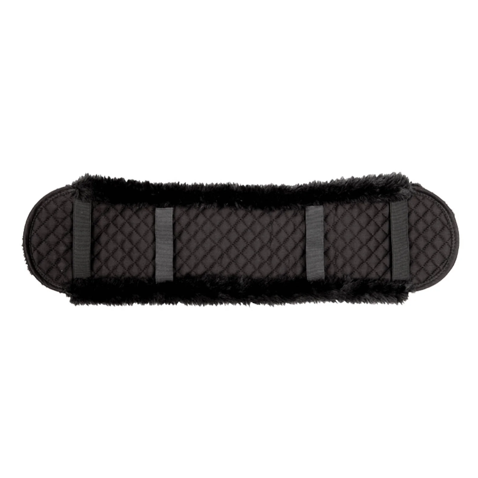 FauxFur Girth Cover Black 25"