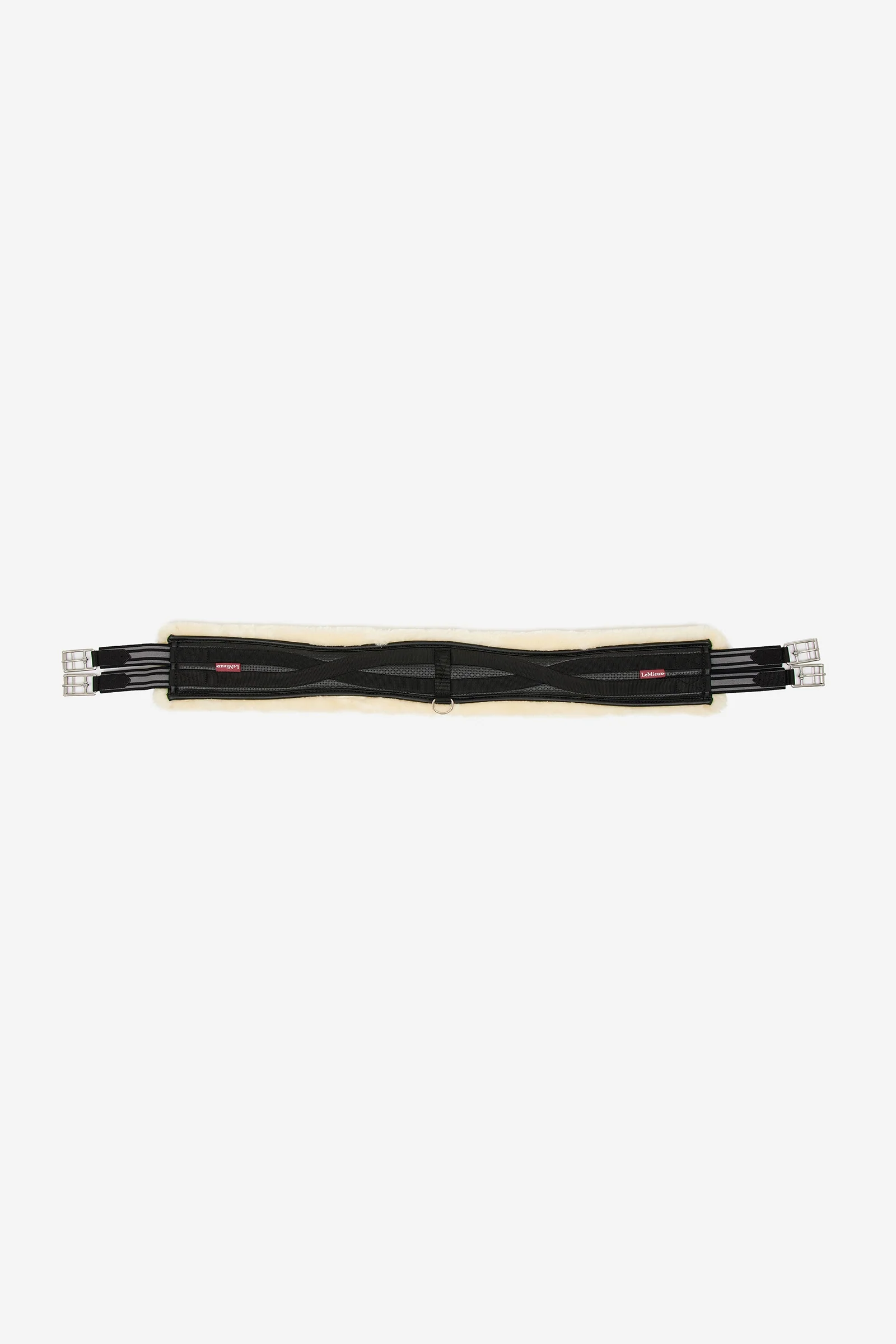 Fleece Lined Anatomic Girth Black/Natural 49"