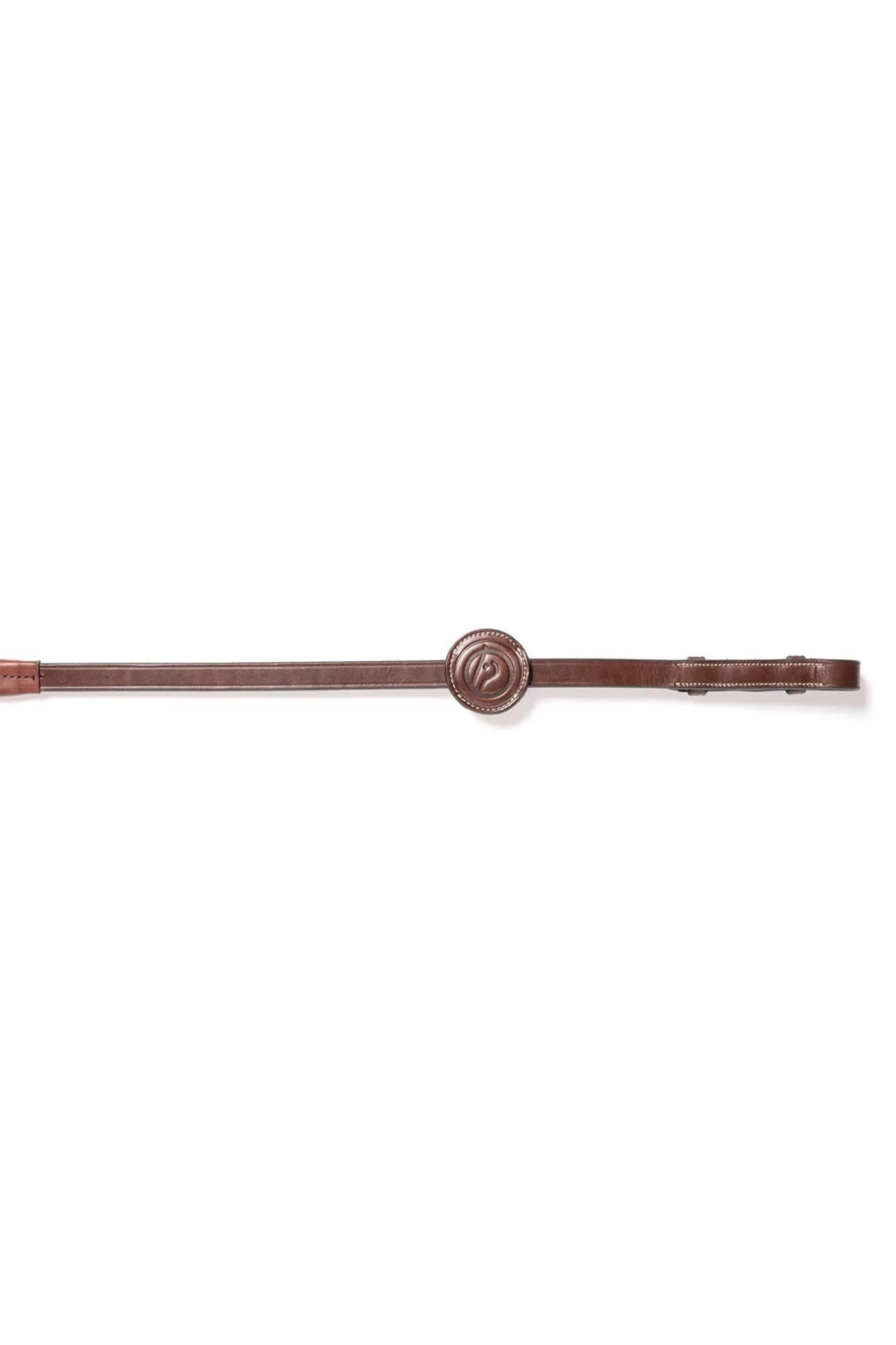 Fontaine Bleau 5/8inch Rubber Reins Brown/Gold F