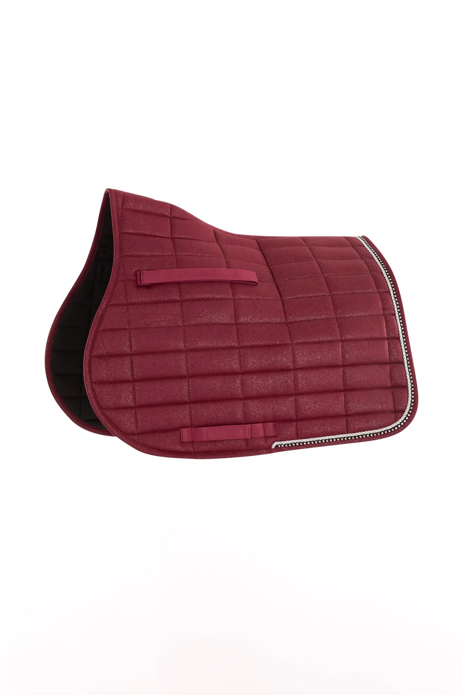 Glamour Chic All Purpose Saddle Pad Burgundy C