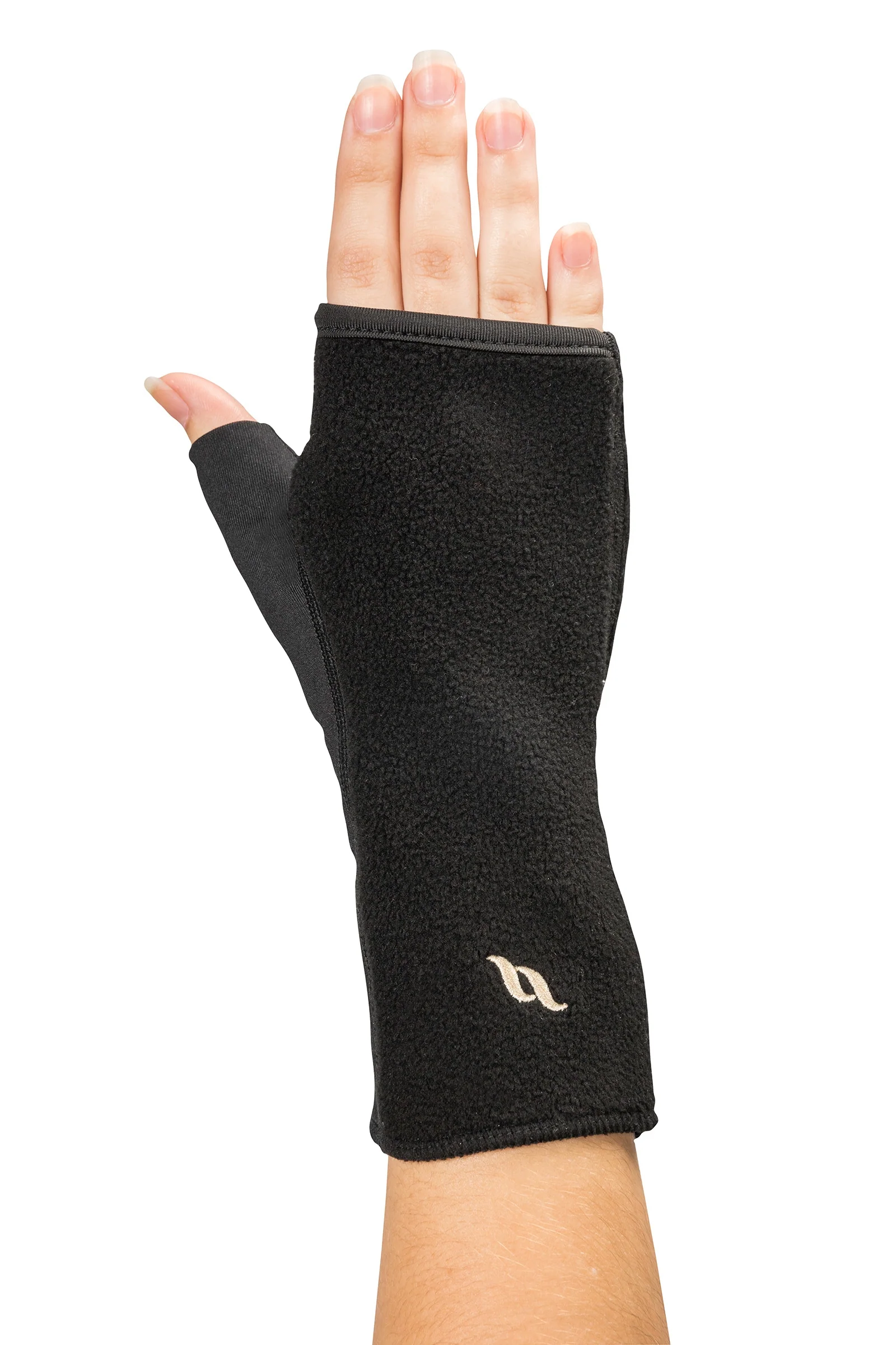 Gloria Fingerless Gloves Black XL