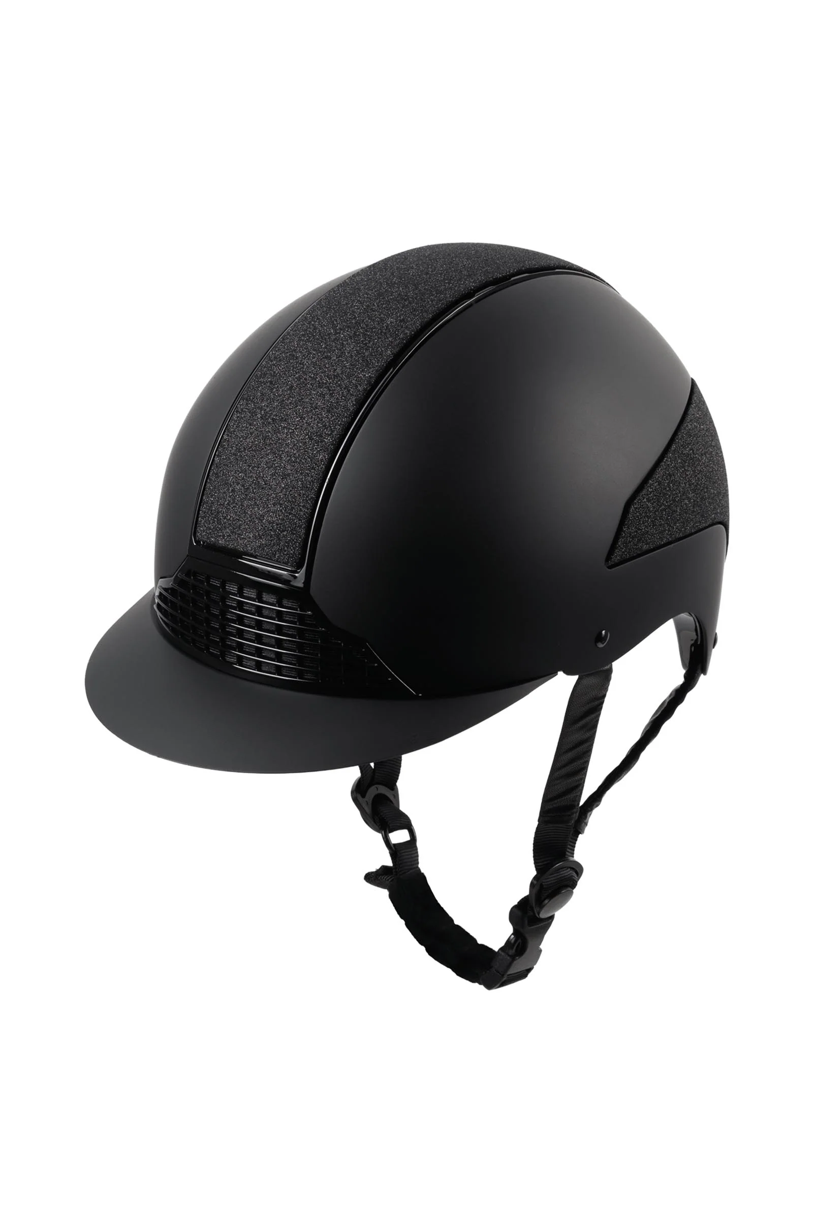 H24 Riding Helmet SHINE Black Mat 55-57