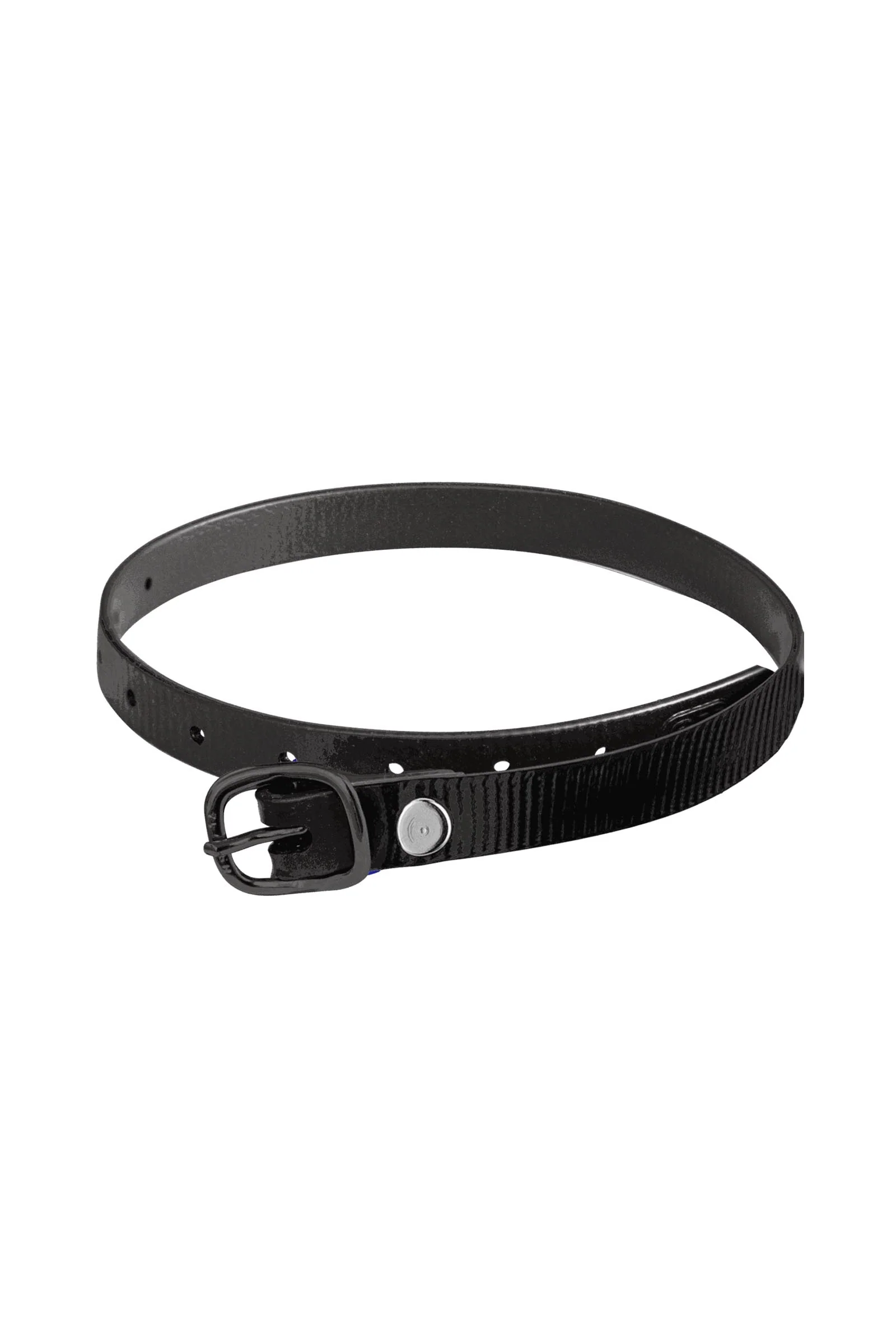 HS Spur Straps Glossy, Biothane 45cm Black 45 cm