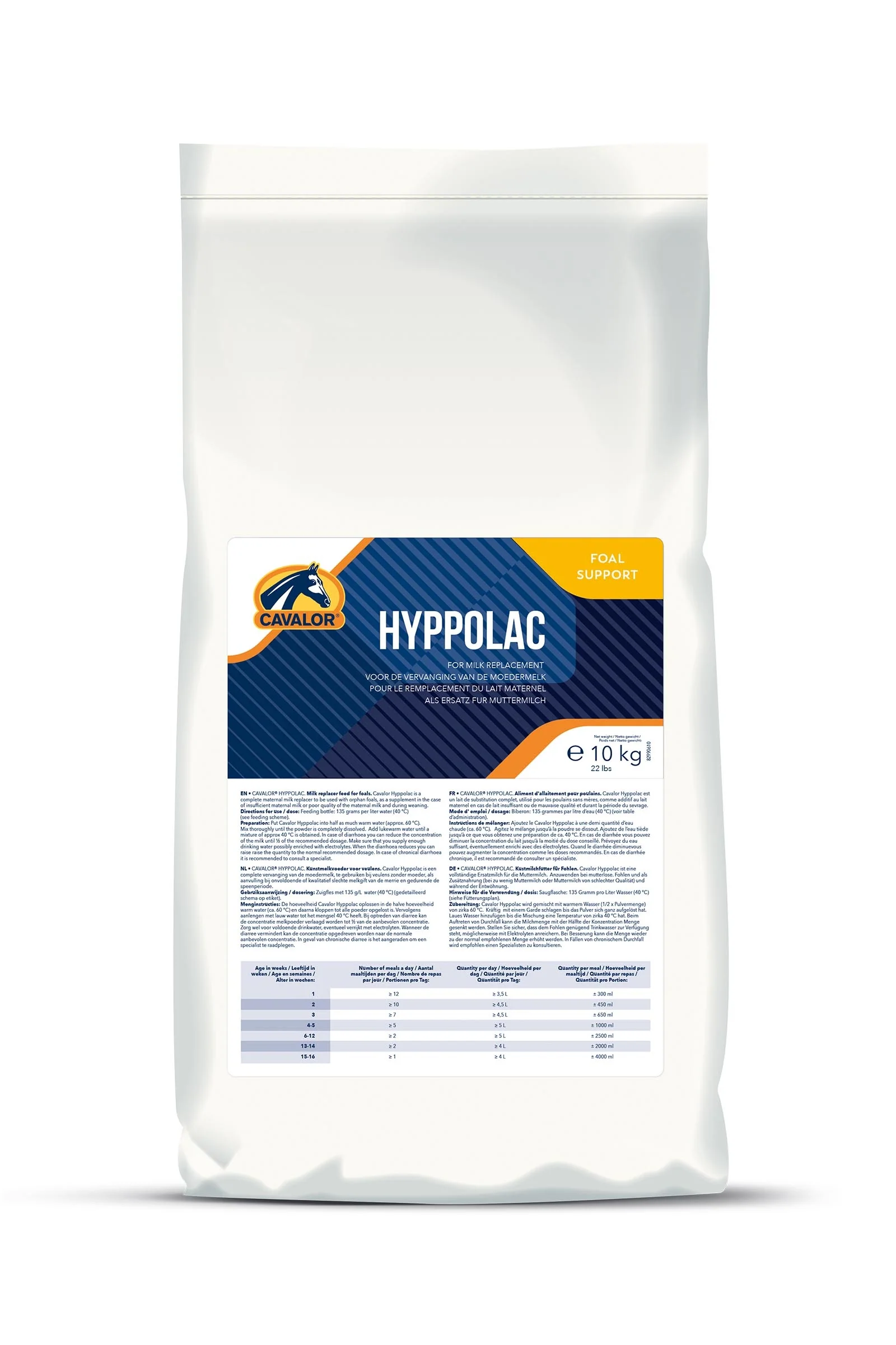 Hyppolac Powder, Foal, 10kg No Color 10