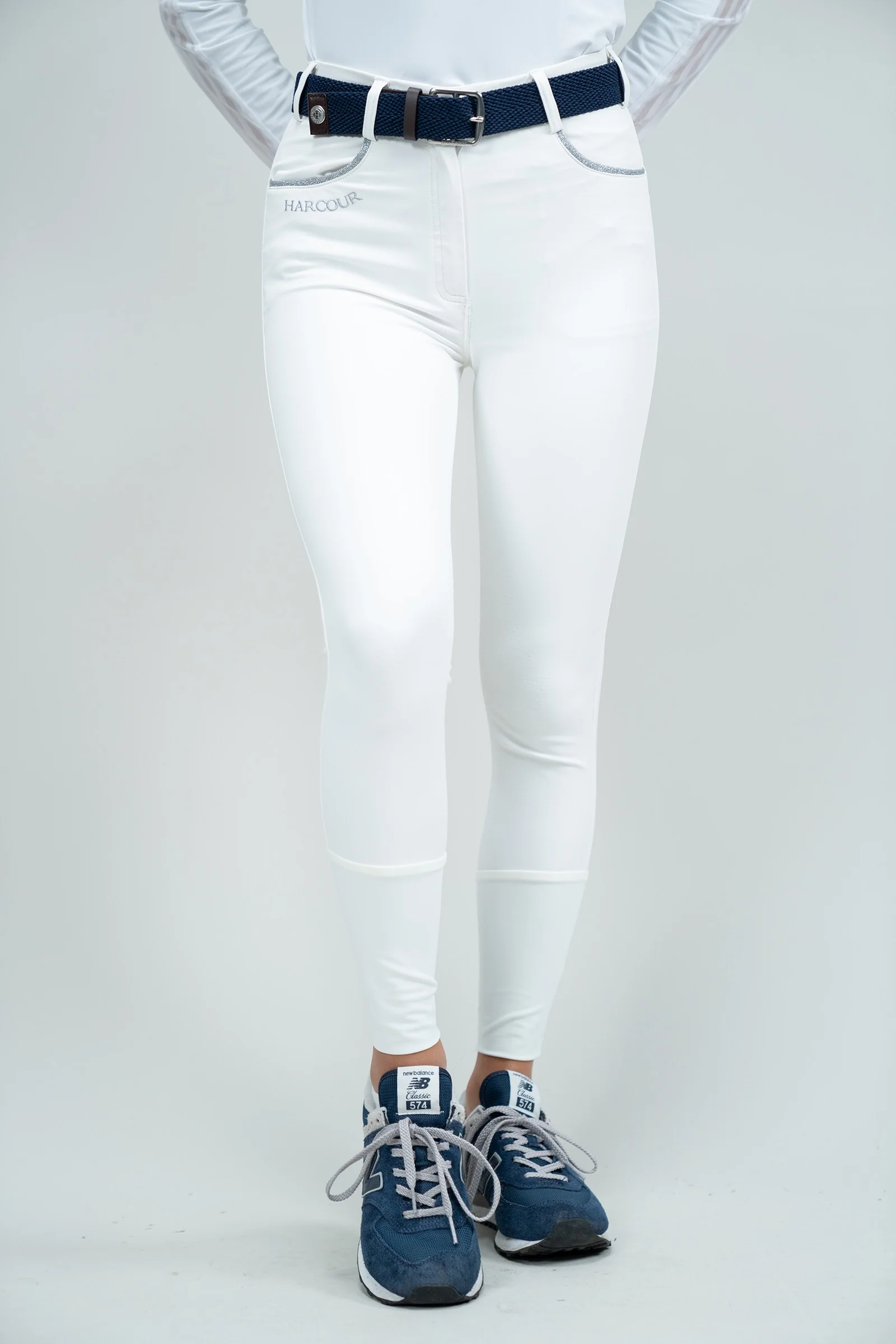 Jaltika Women's Fullseat Breeches Blanc (White) 2