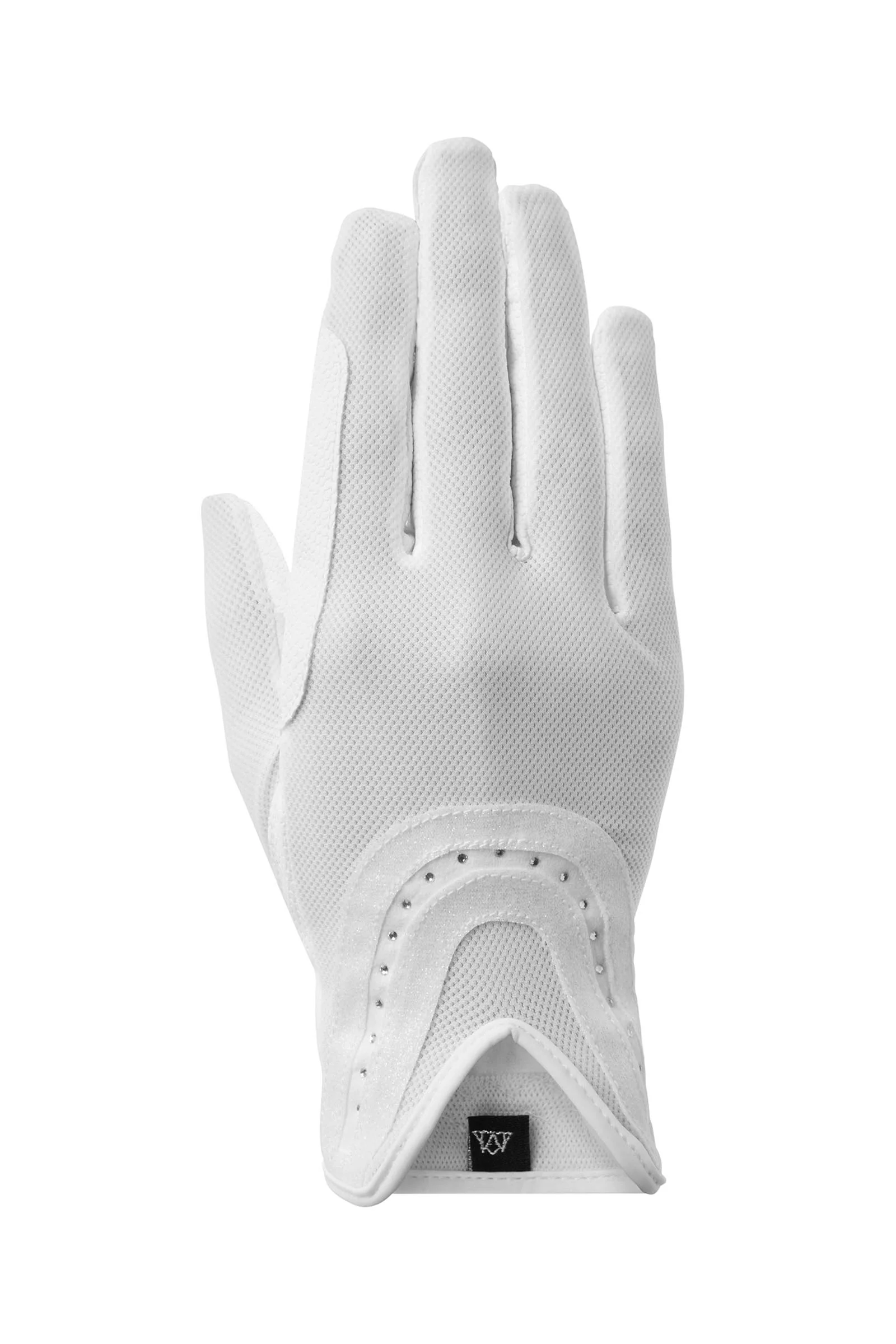 Jewel Riding Gloves White XL