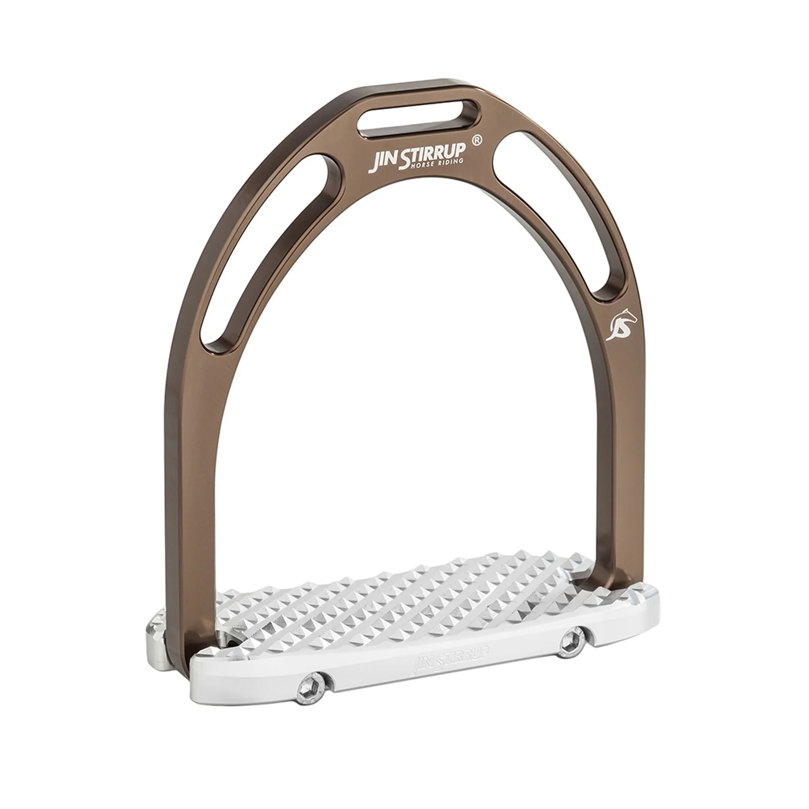 JinStirrup ANATOMIC Stirrups Brown One Size