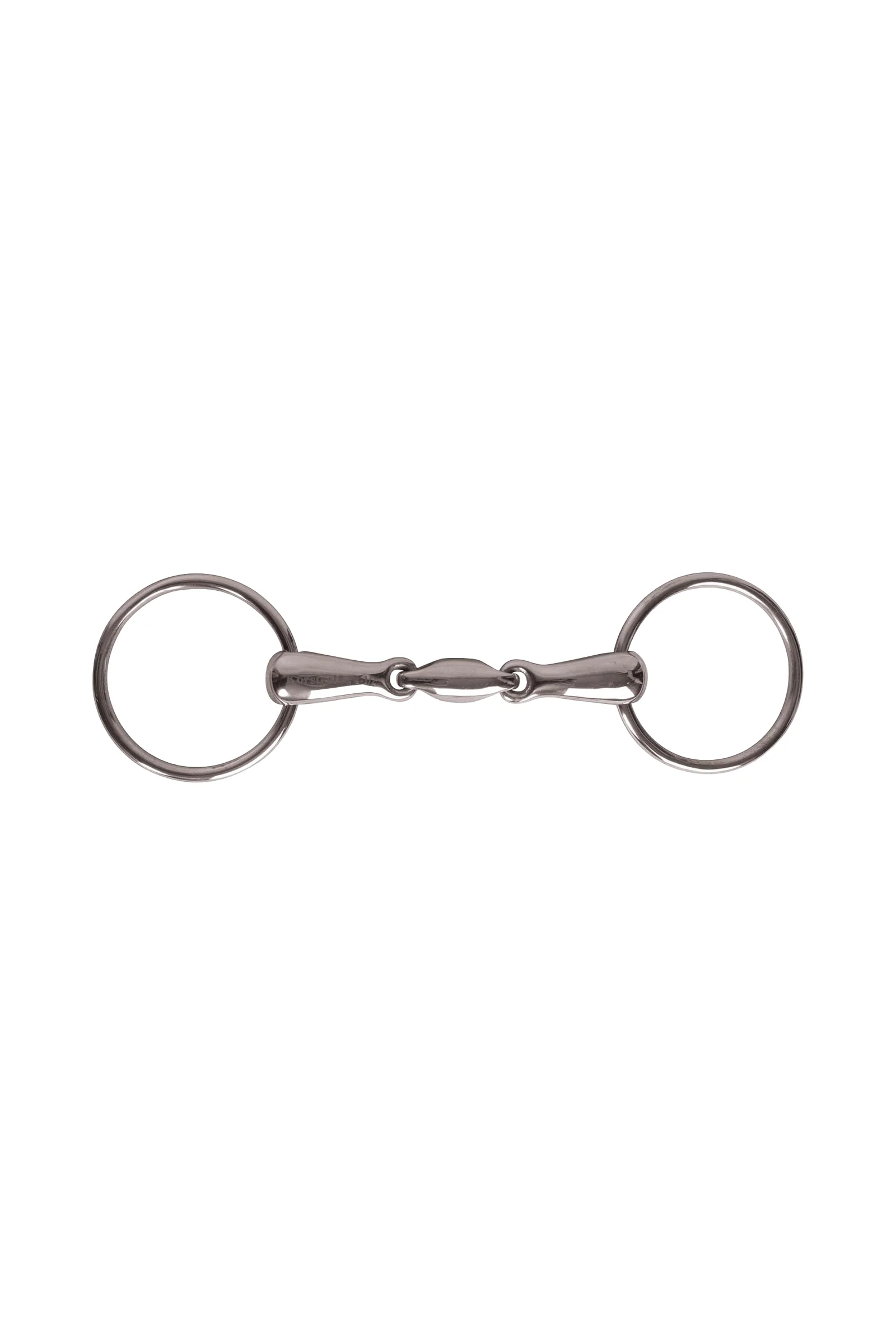 Jp Stainless Steel Oval Link Loose Ring Snaffle Bit 000 140 mm