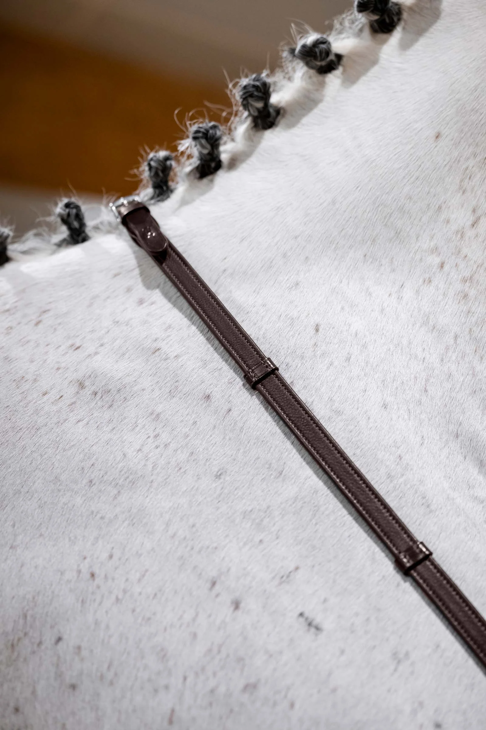 Jumper Reins With Stoppers Brown P