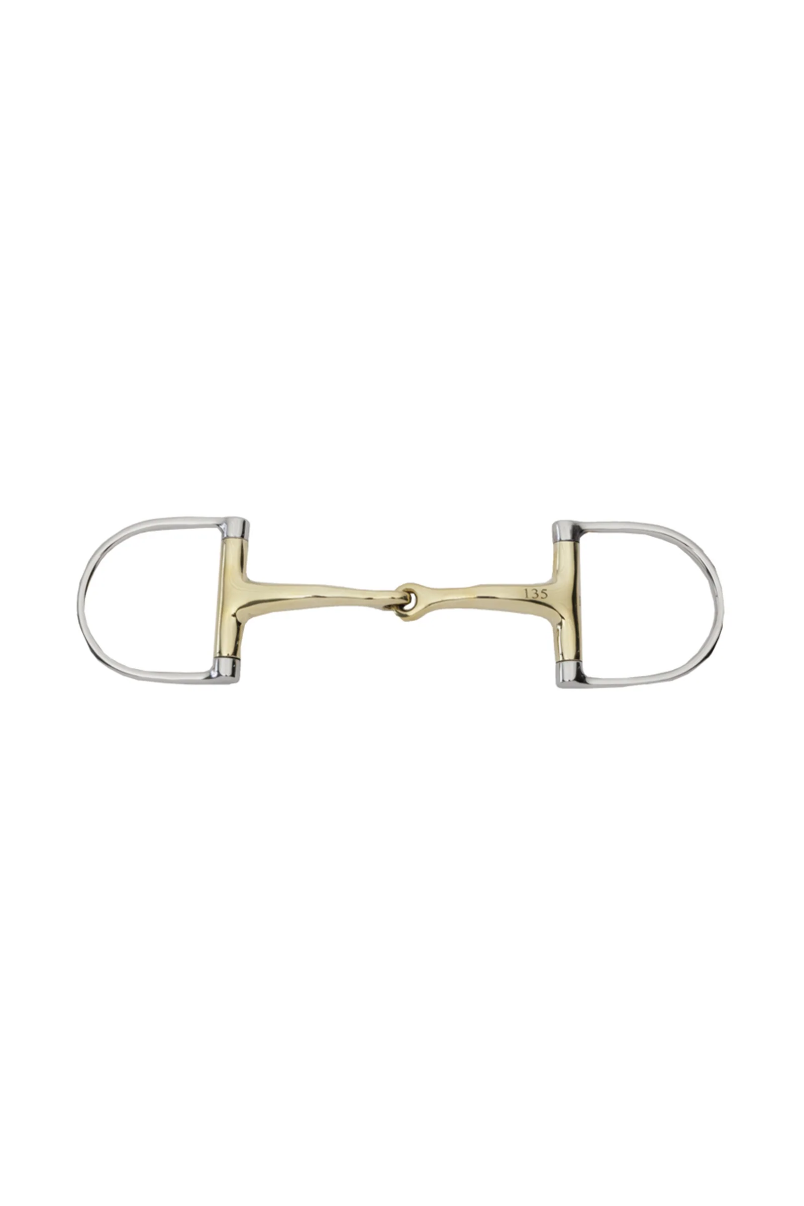 KavalBit Jointed D-Ring Bit Silver 145 mm