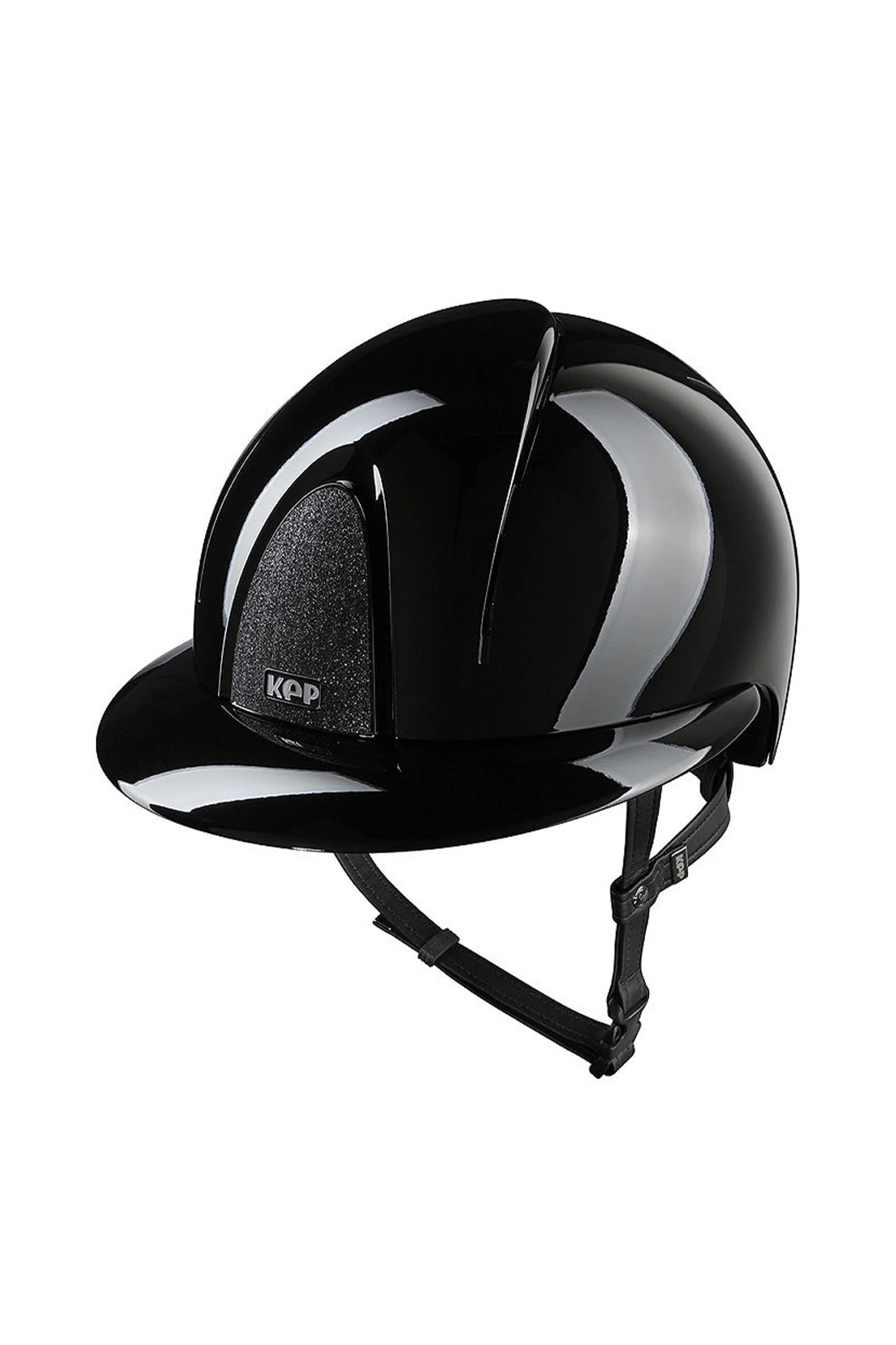 KEP NOVA ABS Metal Polish/Star Polo Riding Helmet Black 059-x-062